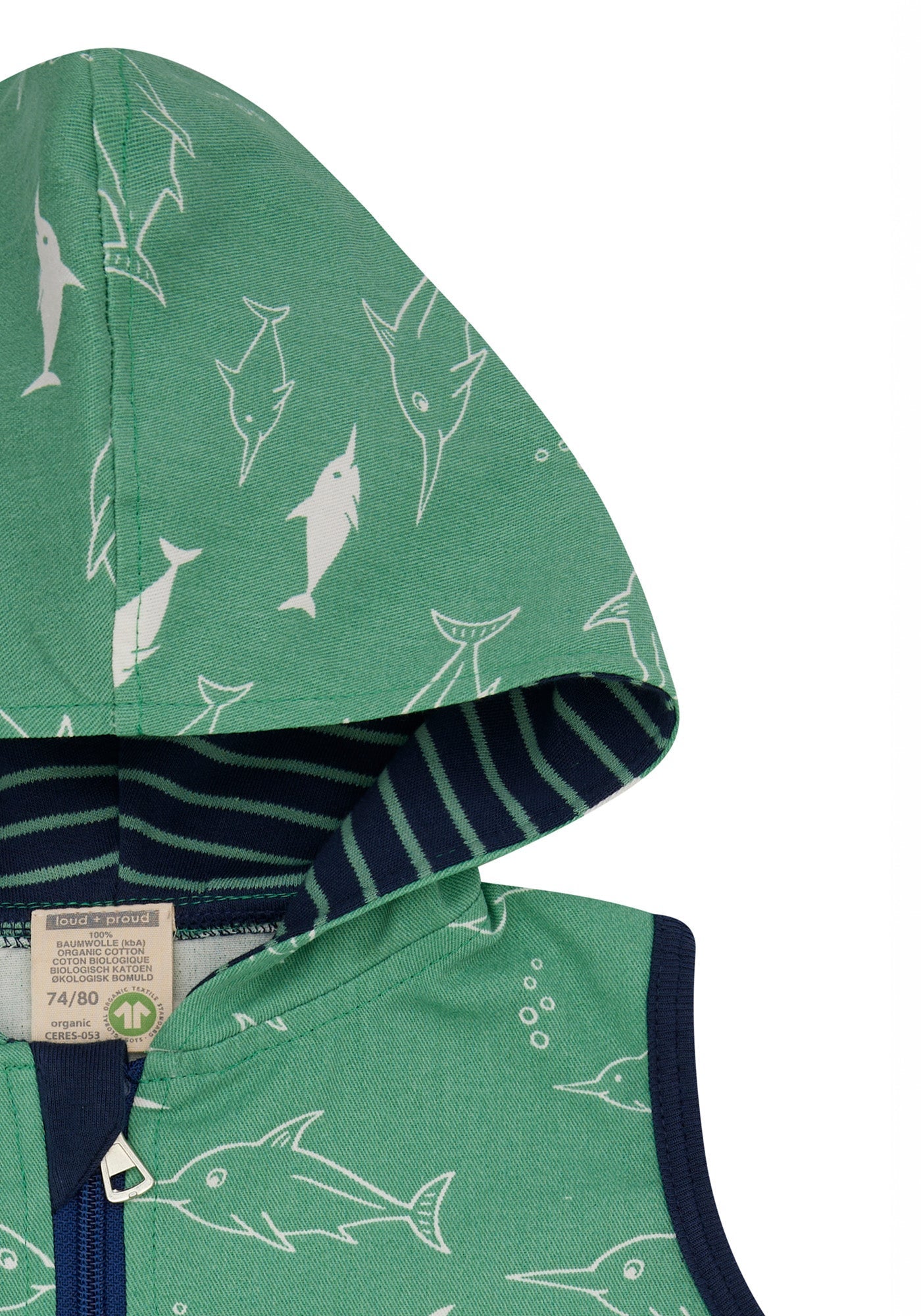 Outdoorweste - loud + proud - 3153 - bam - 62/68