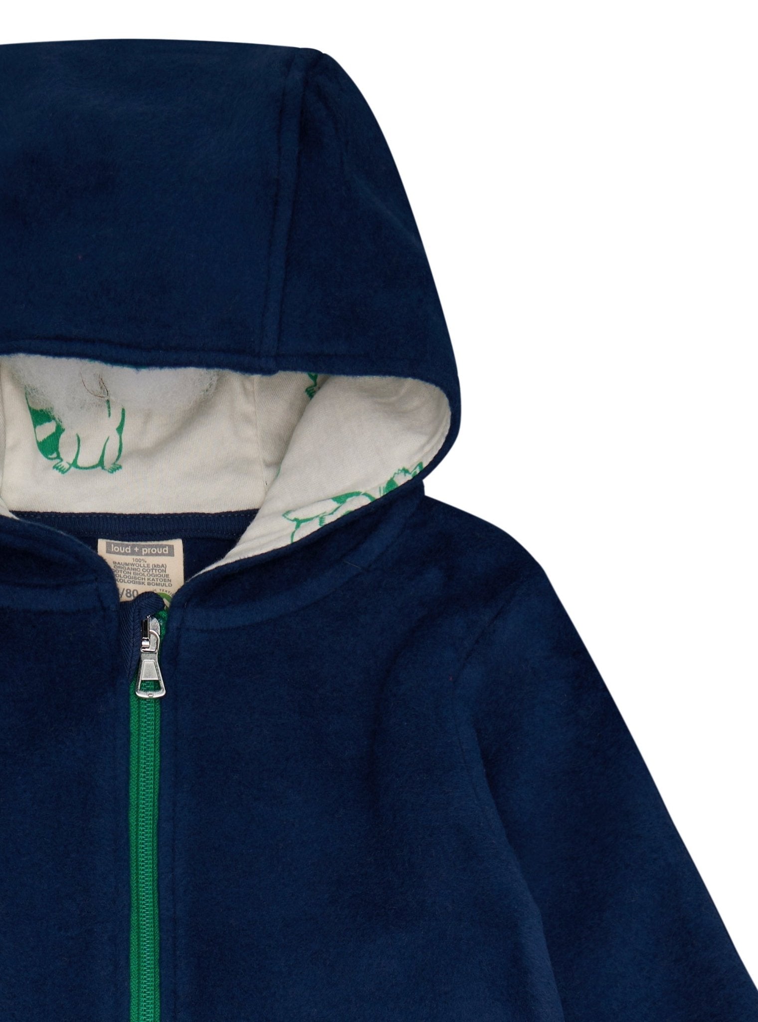 Overall aus Baumwoll - Fleece - loud + proud - 5151 - ul - 50/56