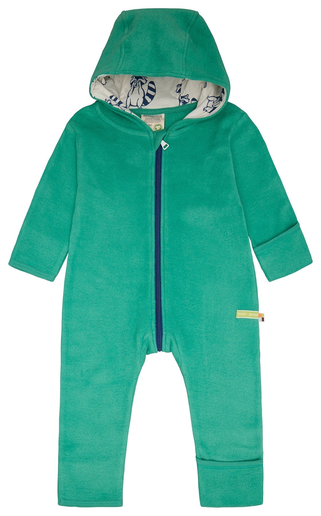 Overall aus Baumwoll - Fleece - loud + proud - 5151 - pla - 50/56