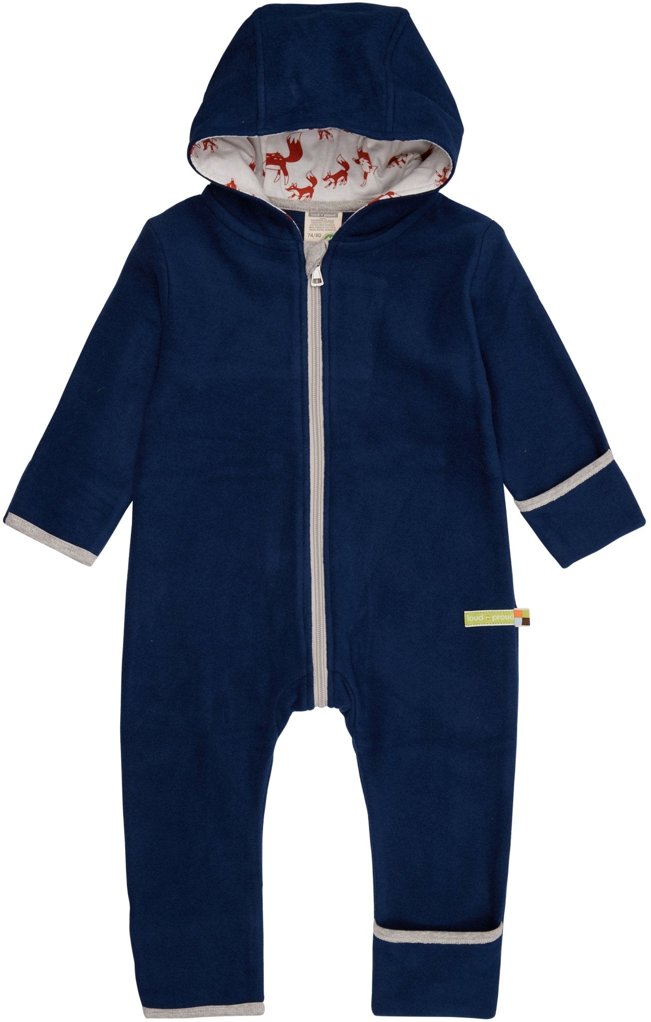 - Overall aus Baumwoll - Fleece - loud + proud - 5134-ul-50/56