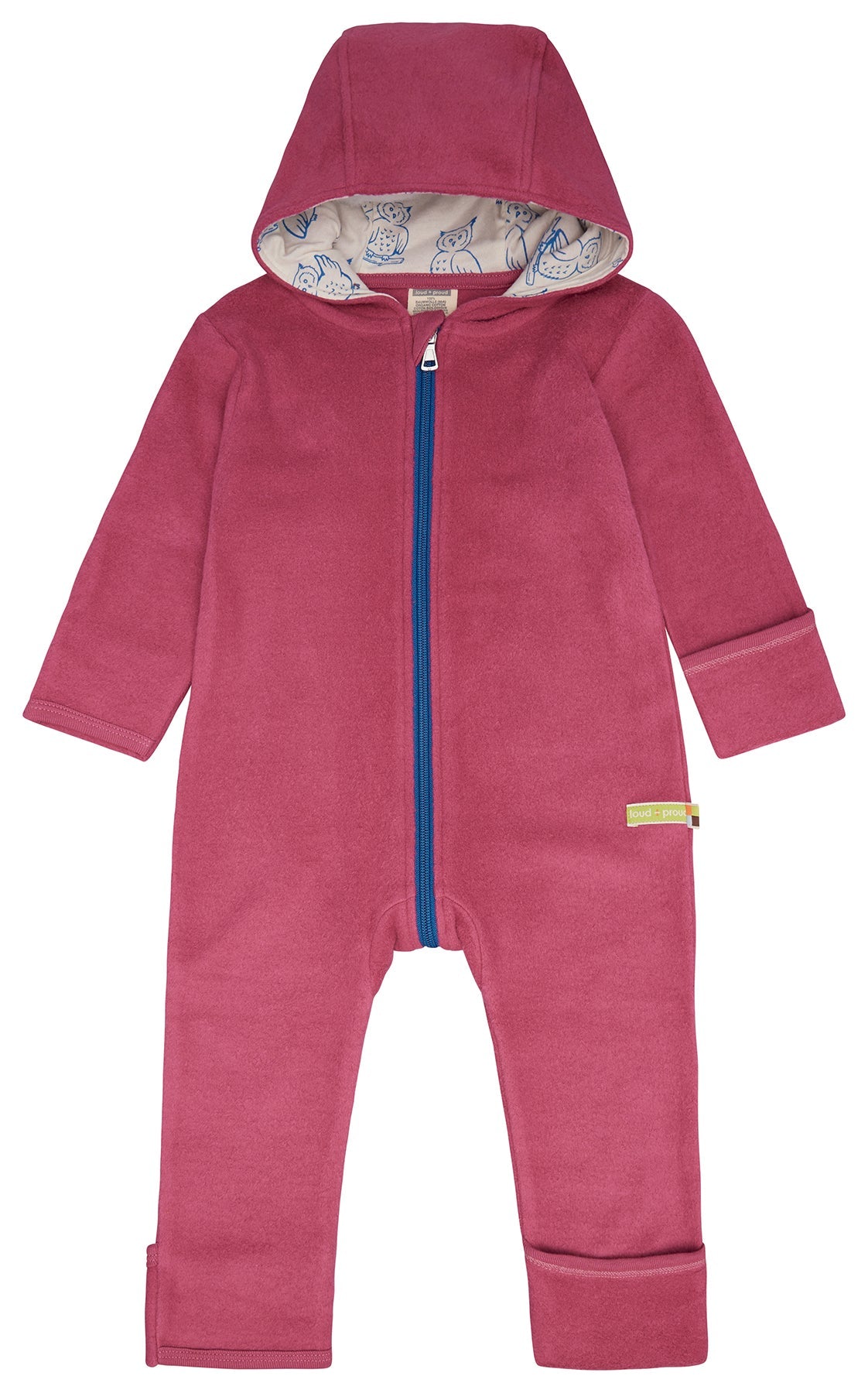 Overall aus Baumwoll - Fleece - loud + proud - 5151 - rou - 50/56