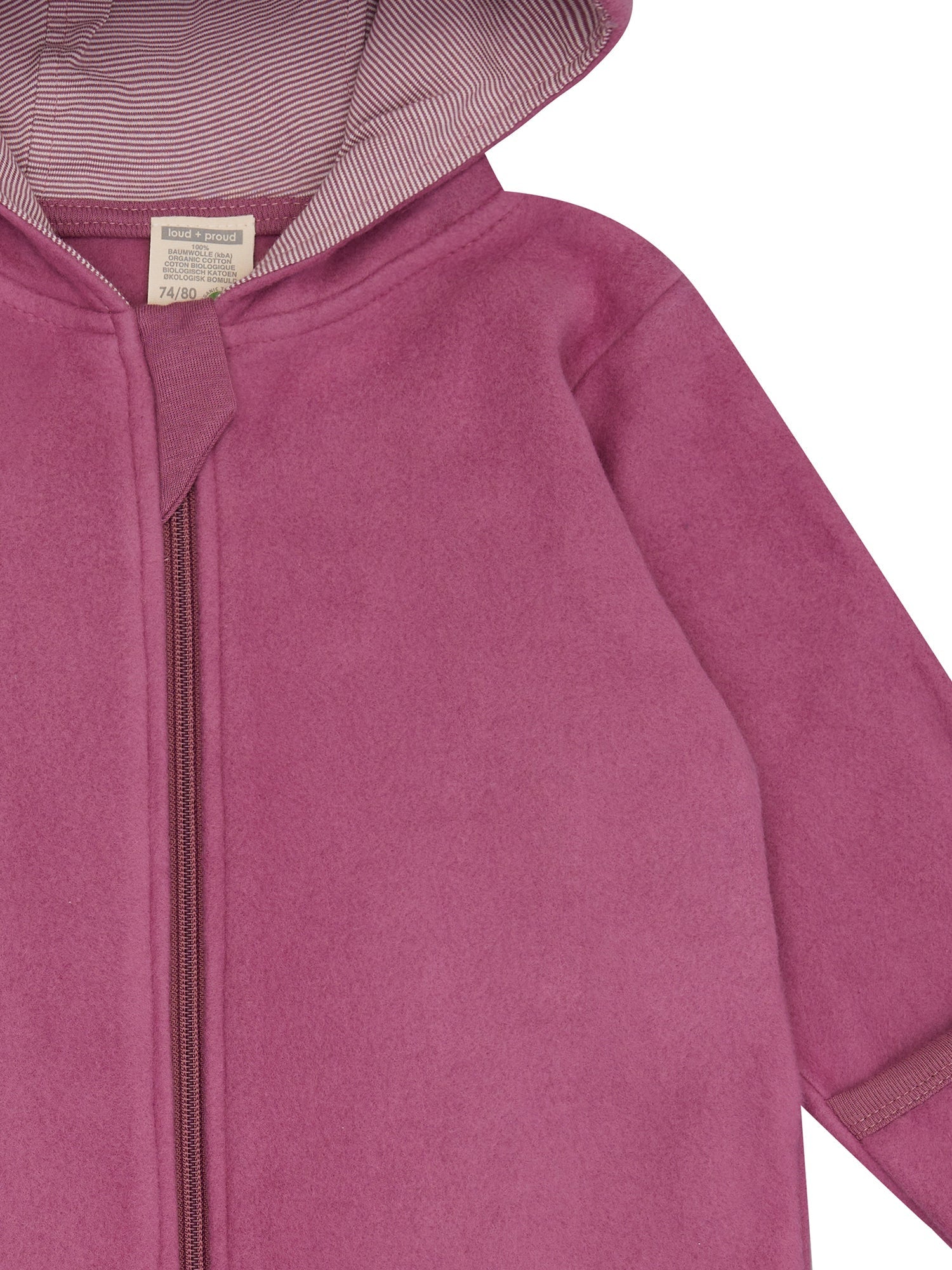 Overall aus Baumwoll - Fleece - loud + proud - 5160 - grp - 50/56