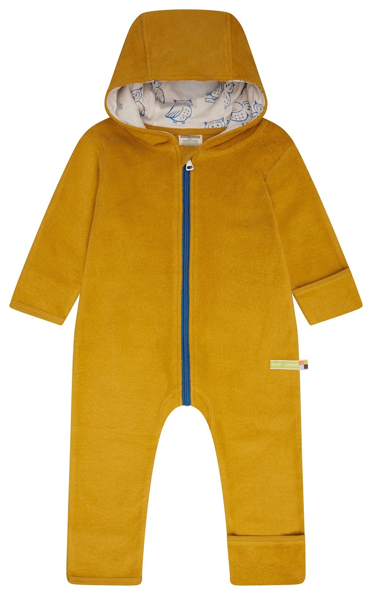 Overall aus Baumwoll - Fleece - loud + proud - 5151 - cur - 50/56