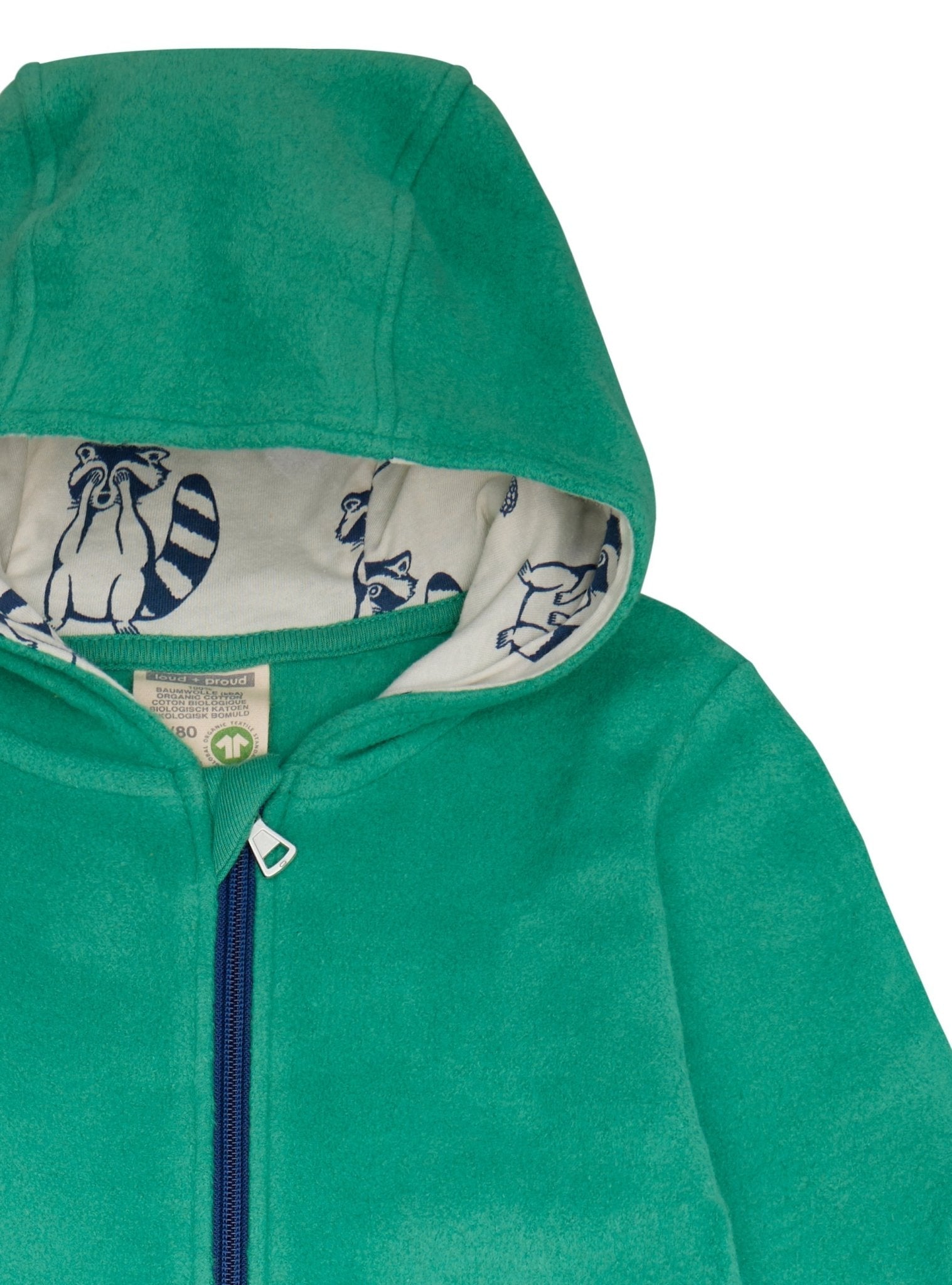 Overall aus Baumwoll - Fleece - loud + proud - 5151 - pla - 50/56