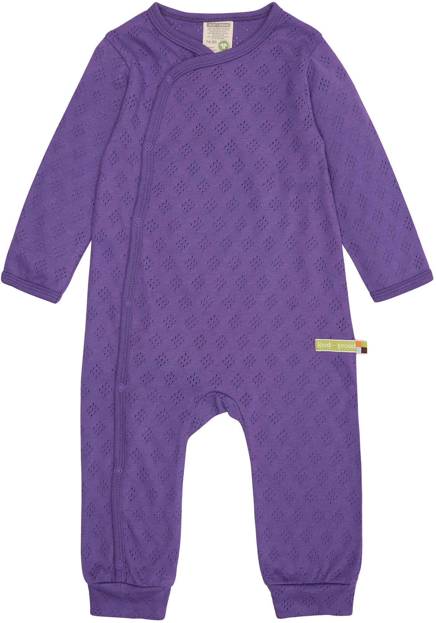 Overall mit Lochmuster - loud + proud - 5138 - vio - 50/56