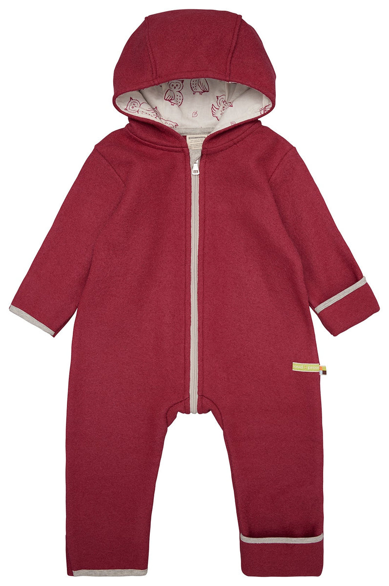 Giacca In Lana Biologica GOTS Loud + Proud Wollwalk - Con Cerniera, Lunga, Per Bambini