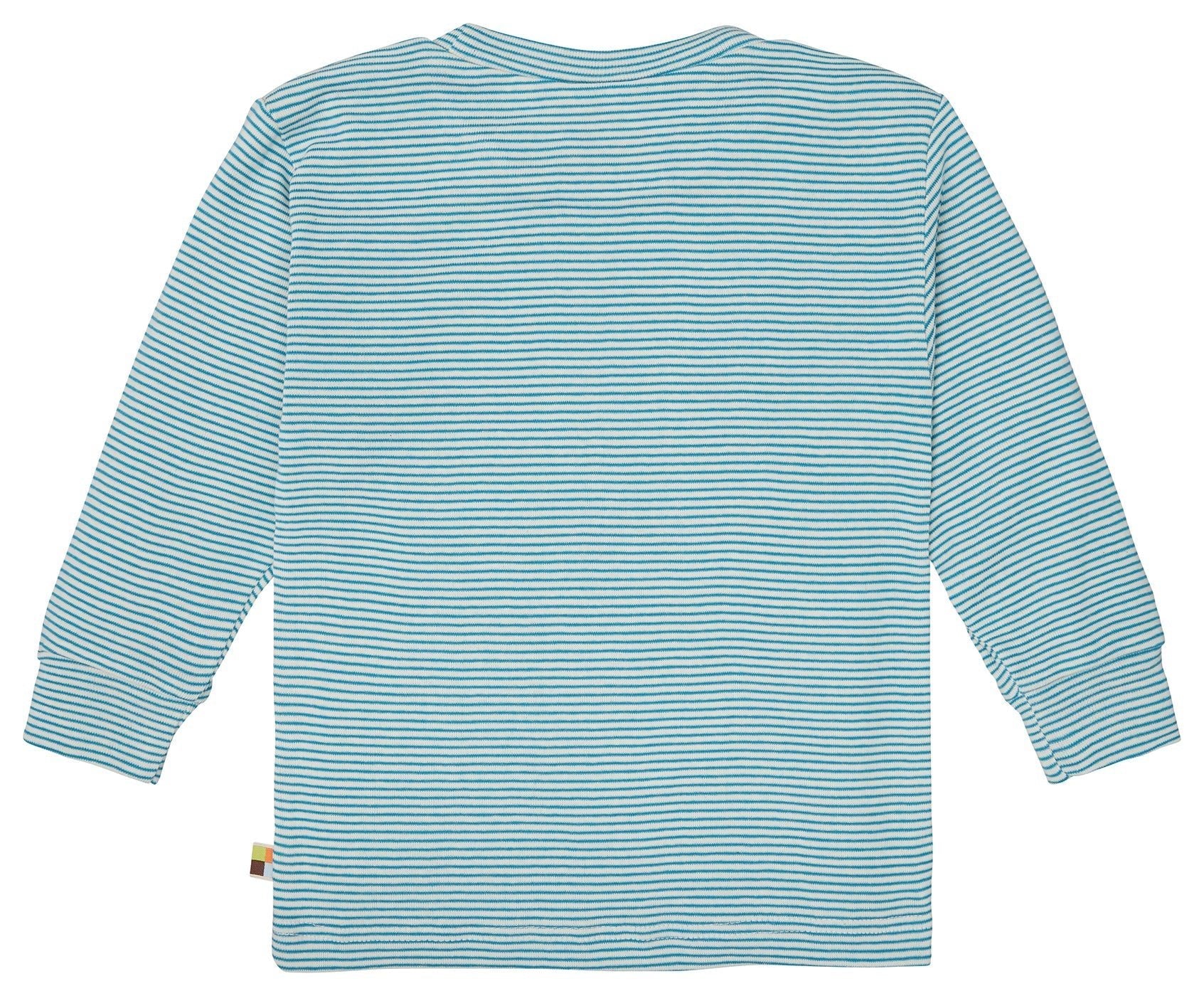 Schlafanzug Streifen aus Feinripp - loud + proud - 2104 - pe - 86/92