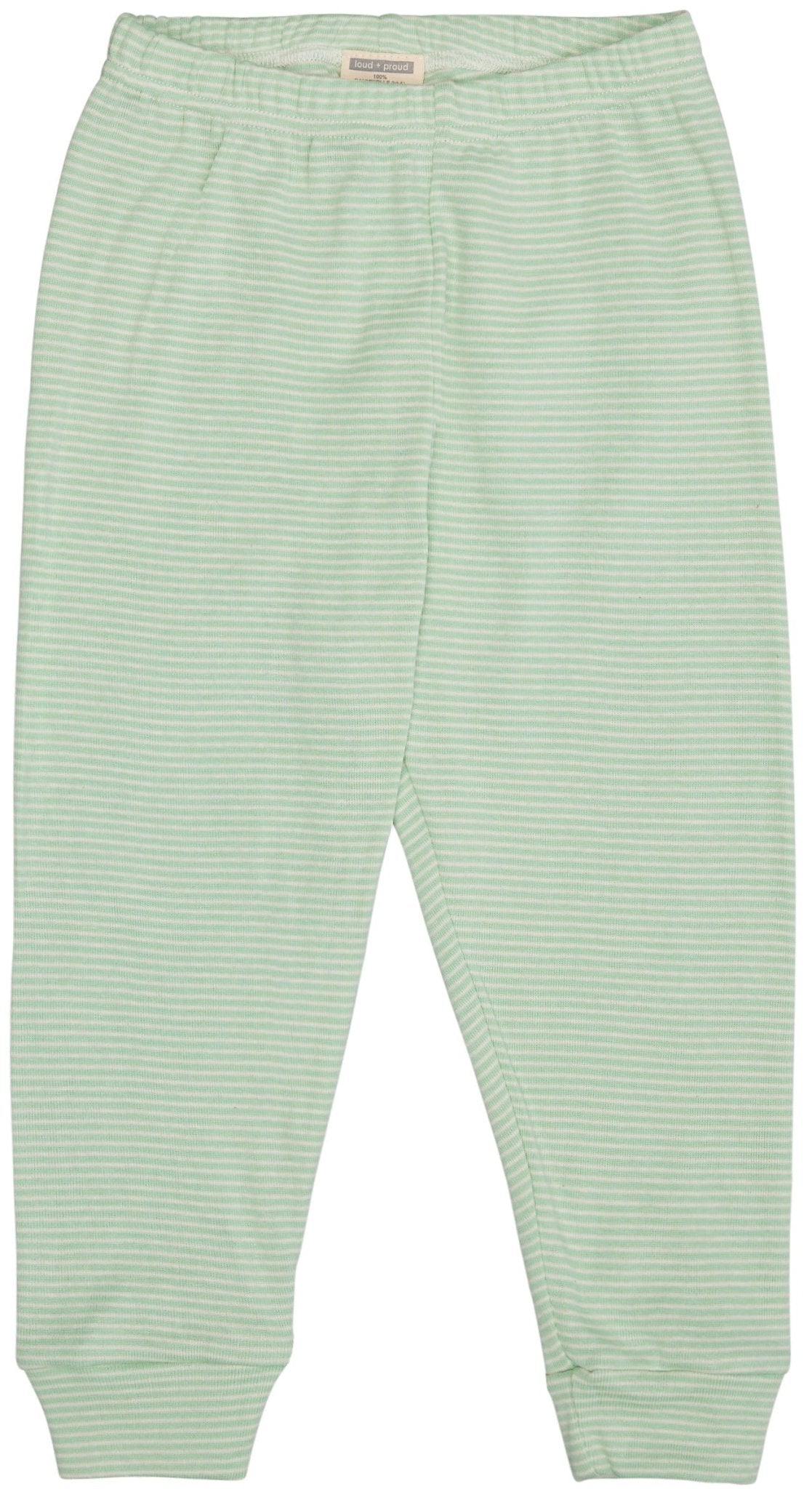 Schlafanzug Streifen aus Feinripp - loud + proud - 2104 - pi - 86/92