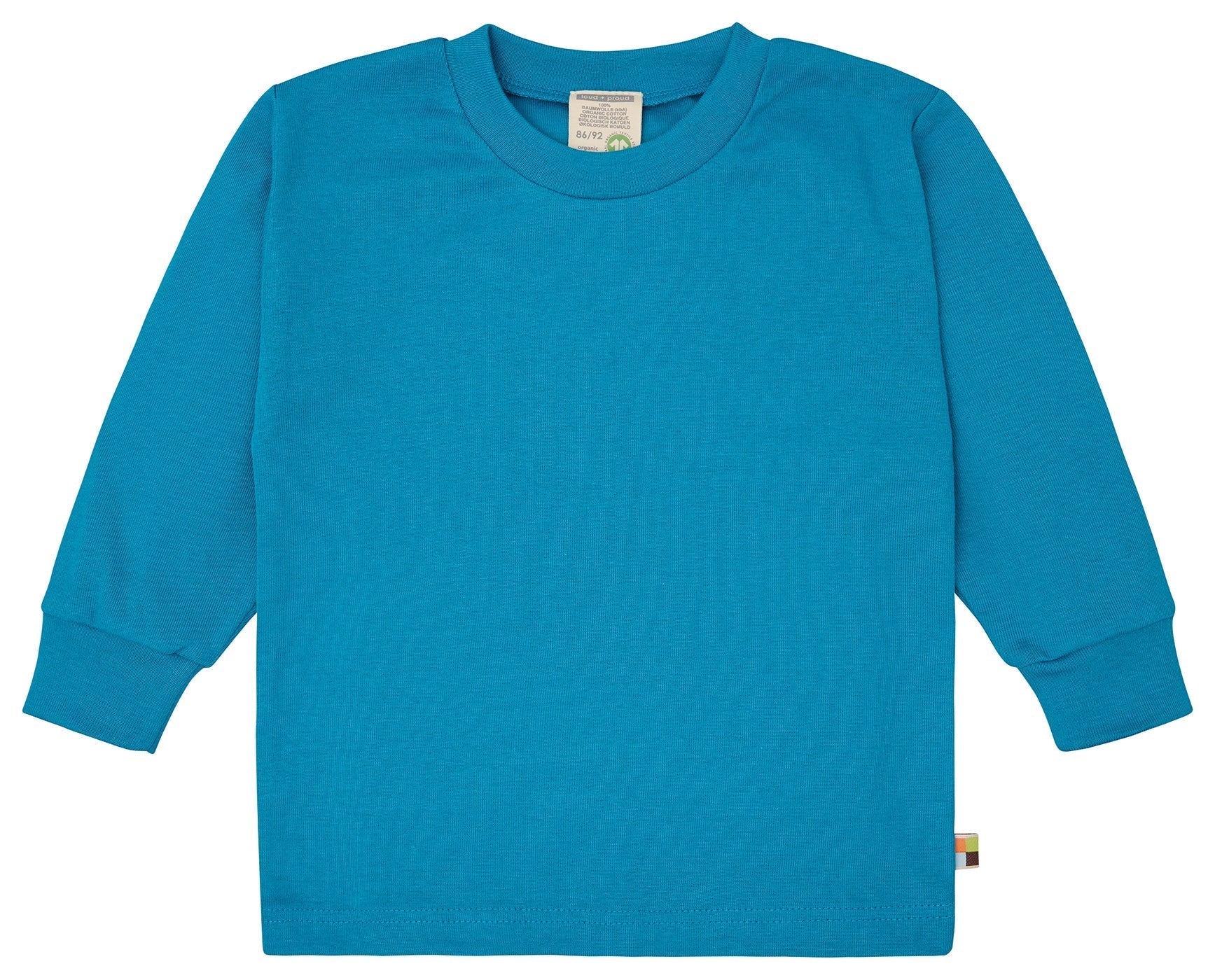 Schlafanzug Uni aus Feinripp - loud + proud - 2103 - pe - 86/92