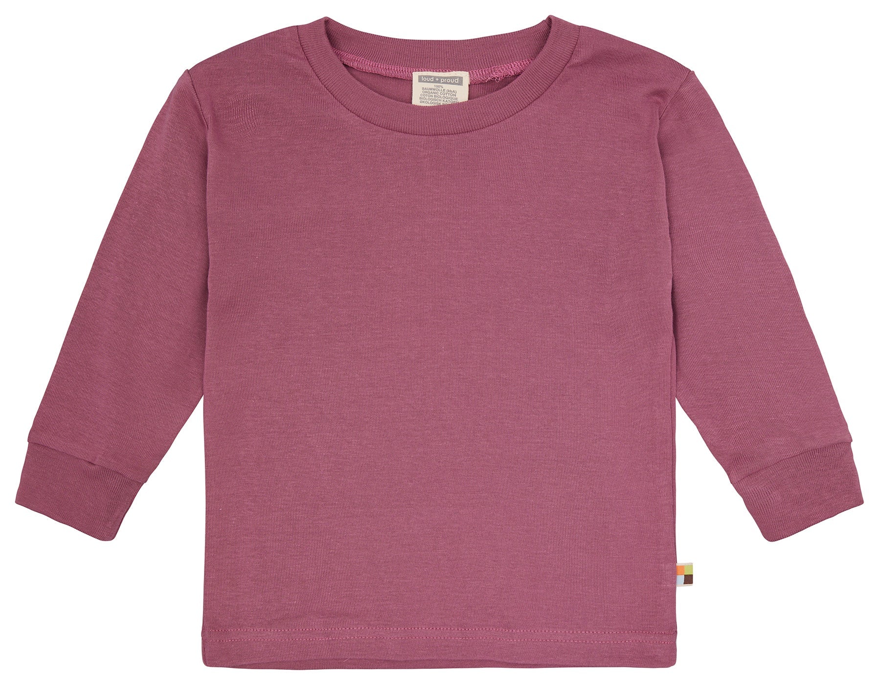 Schlafanzug Uni aus Feinripp - loud + proud - 2103 - grp - 86/92