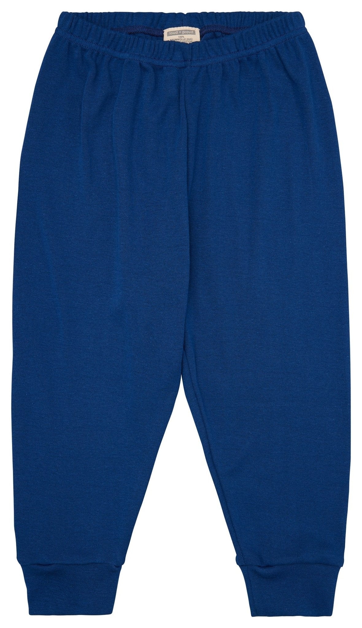 Schlafanzug Uni aus Feinripp - loud + proud - 2103 - ul - 86/92