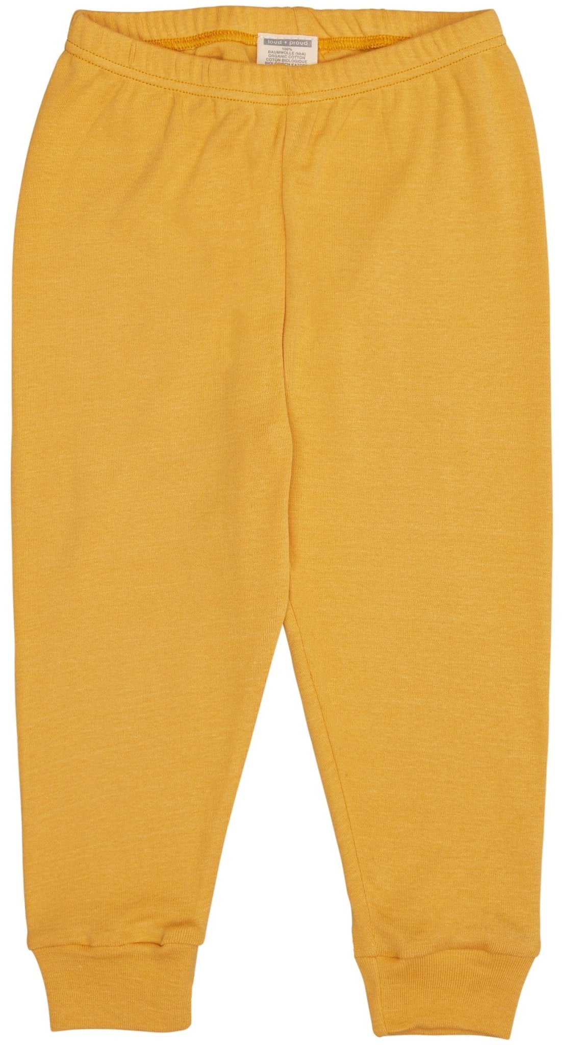 Schlafanzug Uni aus Feinripp - loud + proud - 2103 - cu - 86/92