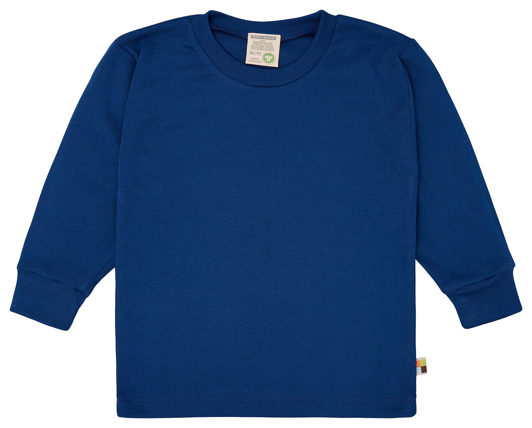 Schlafanzug Uni aus Feinripp - loud + proud - 2103 - ul - 86/92