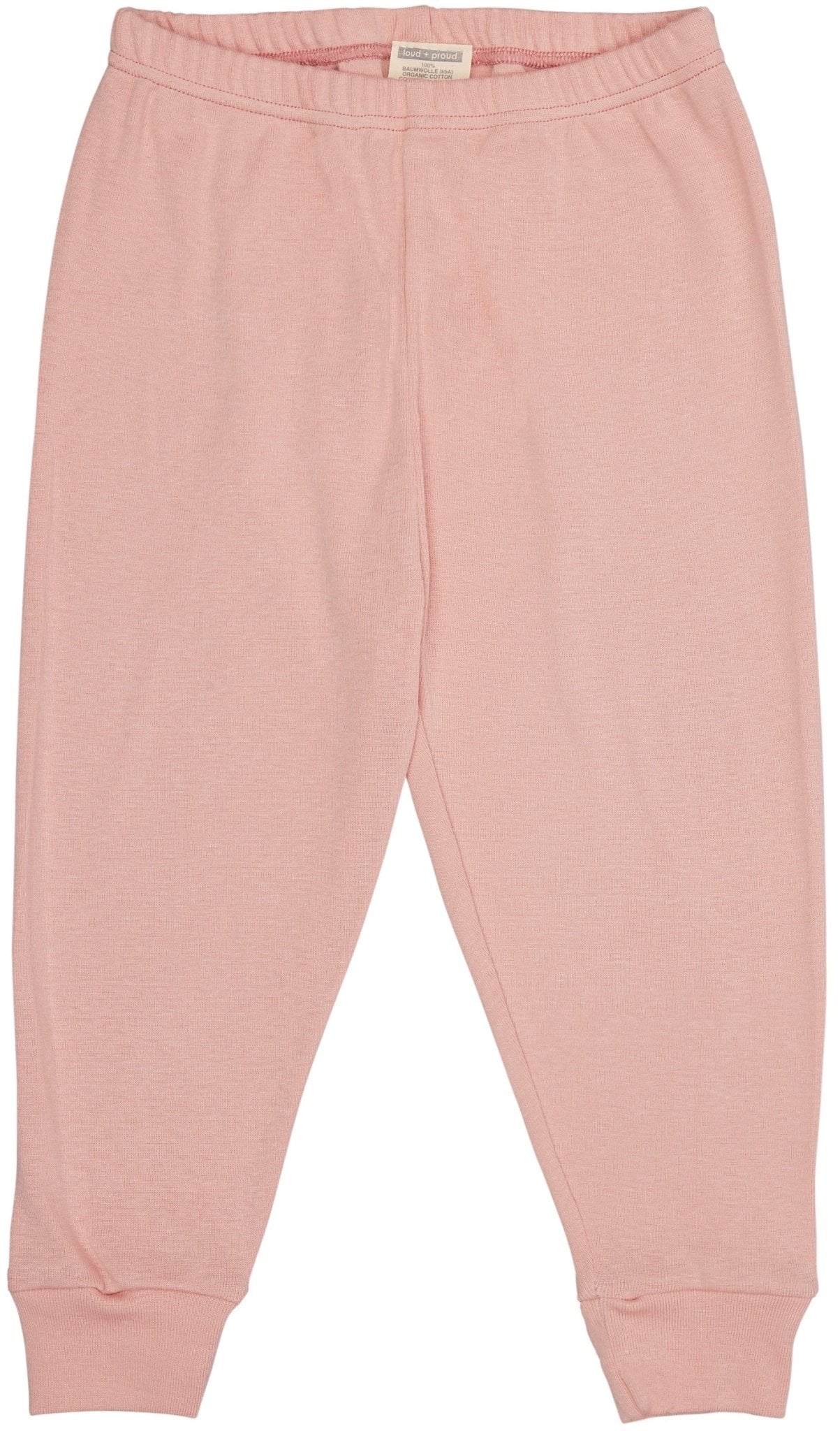 Schlafanzug Uni aus Feinripp - loud + proud - 2103 - pow - 86/92