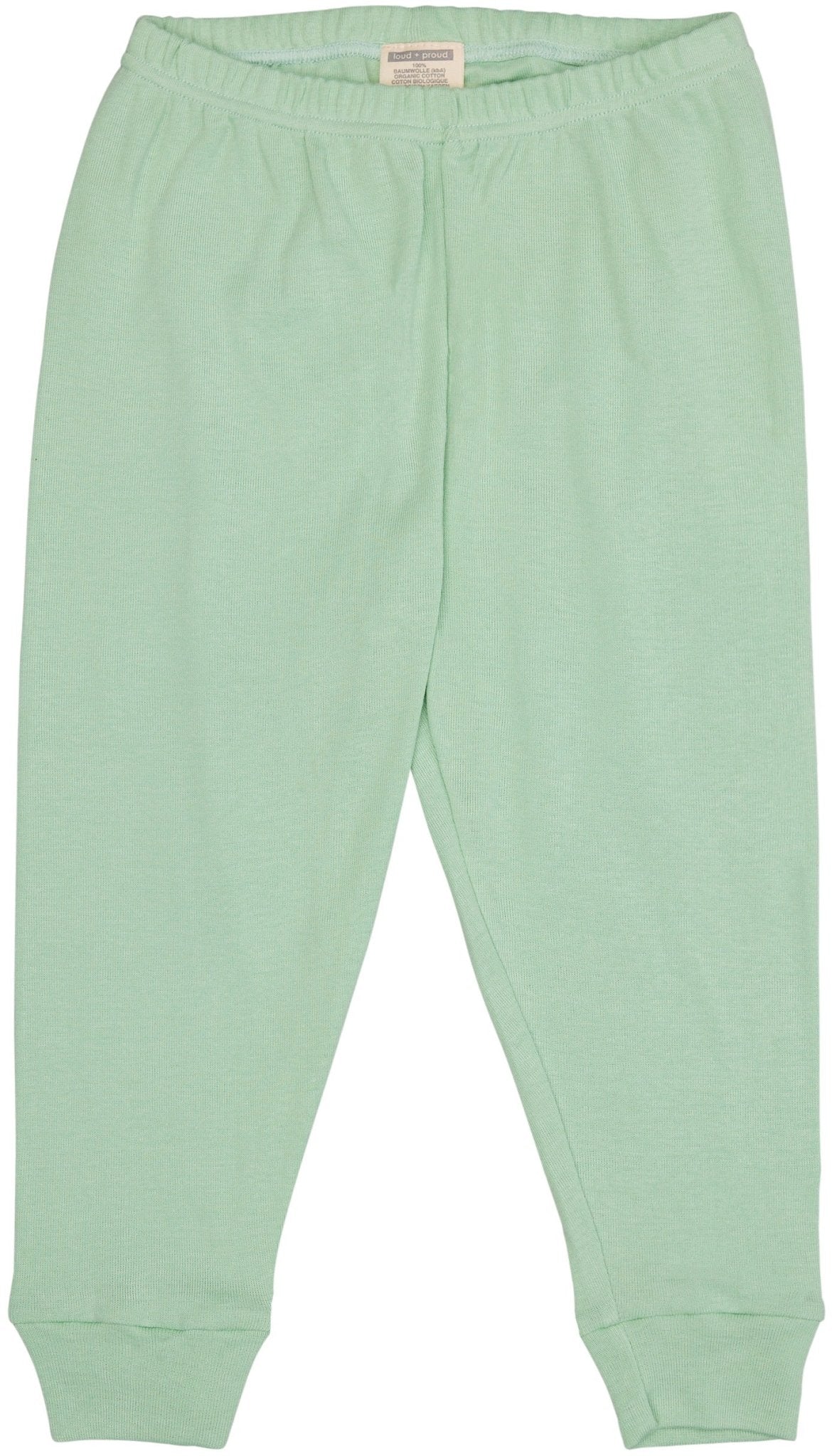 Schlafanzug Uni aus Feinripp - loud + proud - 2103 - pi - 86/92