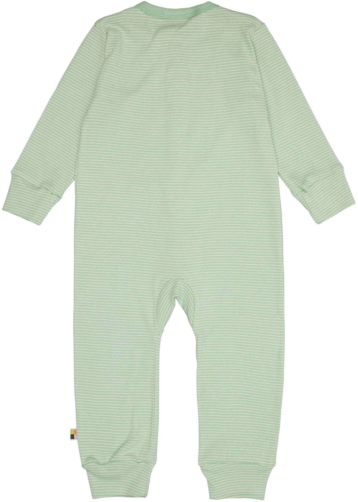 Schlafoverall Streifen aus Feinripp - loud + proud - 2106 - pi - 50/56