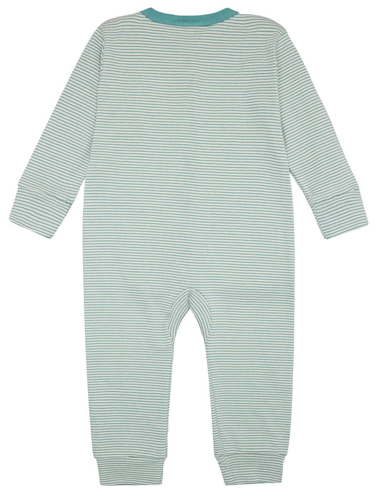Schlafoverall Streifen aus Feinripp - loud + proud - 2106 - ore - 50/56