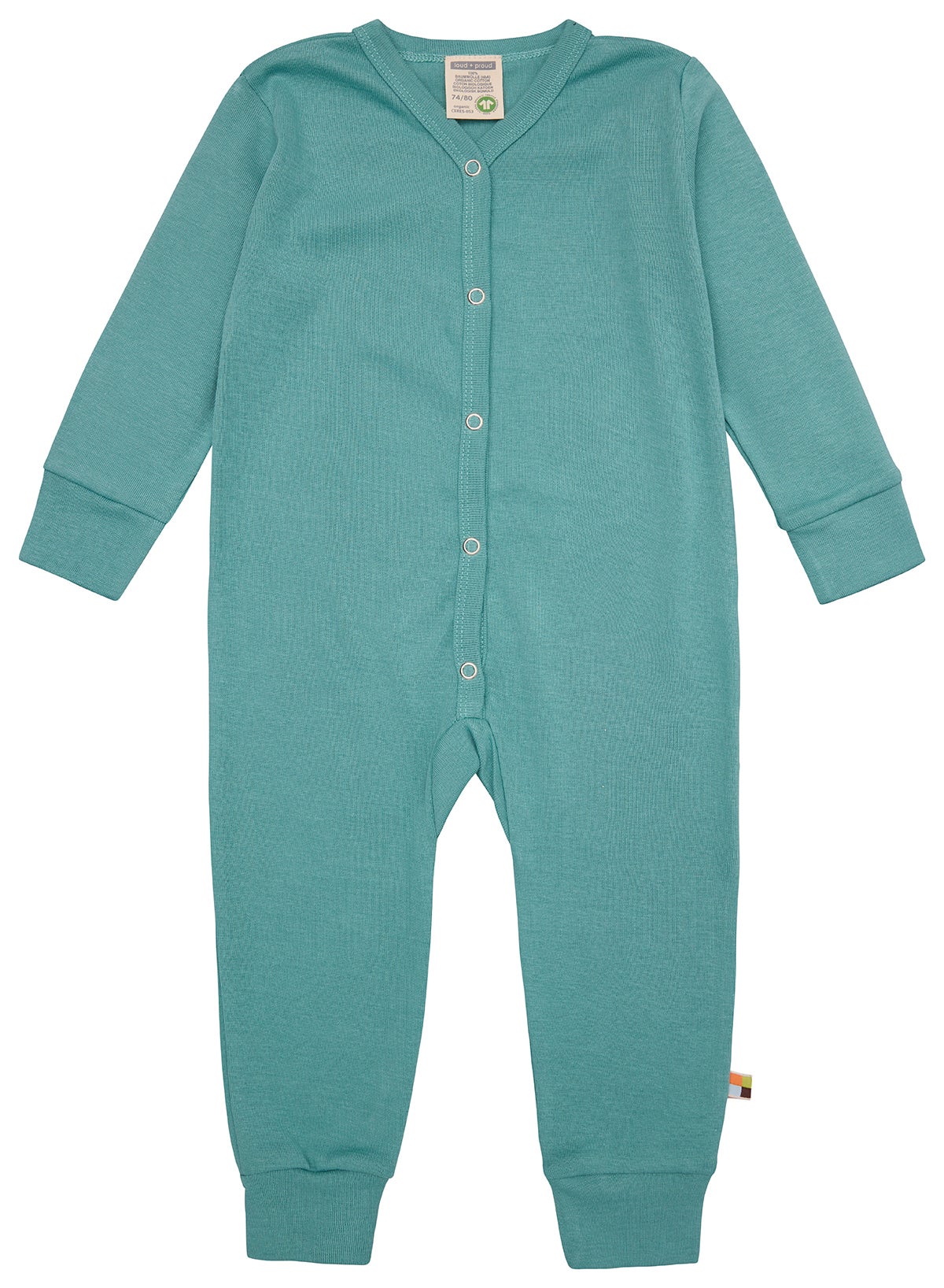 Schlafoverall Uni aus Feinripp - loud + proud - 2105 - ore - 50/56