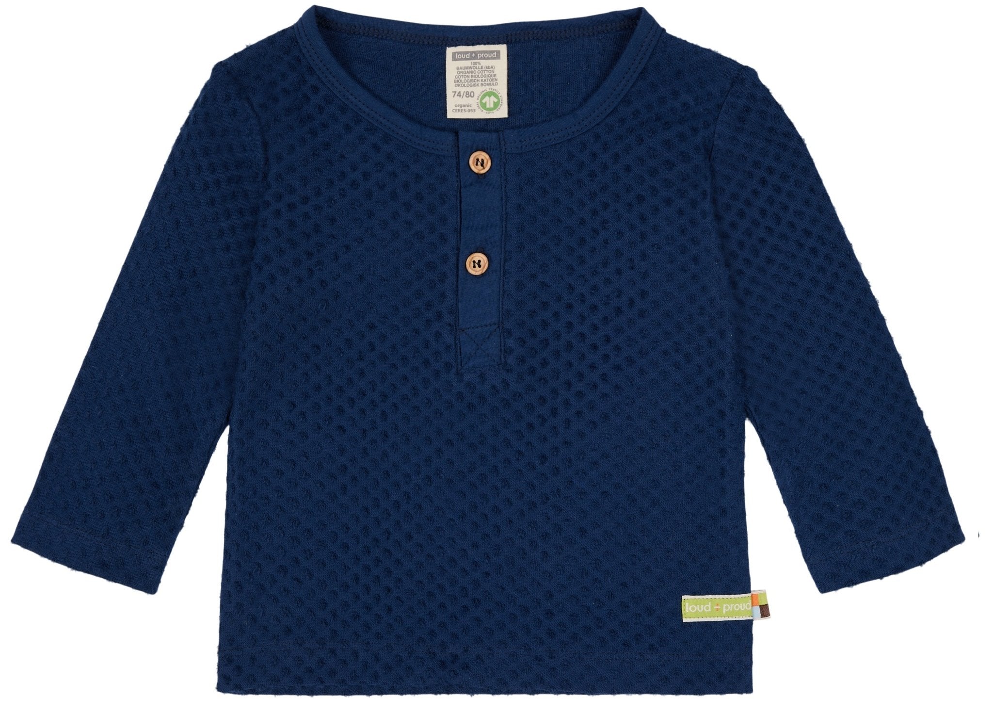 Shirt aus Frottee mit Punkten - loud + proud - 1127 - ul - 62/68