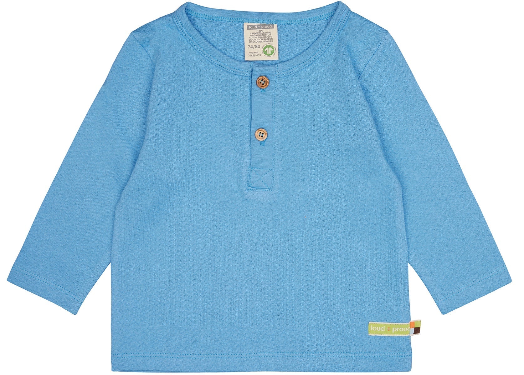 Shirt aus Musseline Jersey - loud + proud - 1149 - bas - 62/68