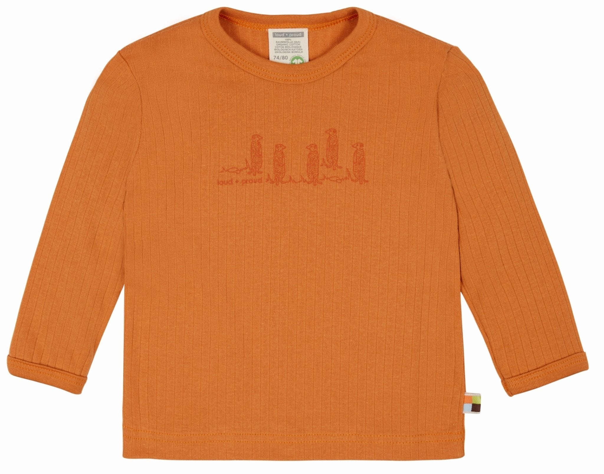 Shirt Derby Rib mit Druck - loud + proud - 1121 - car - 62/68