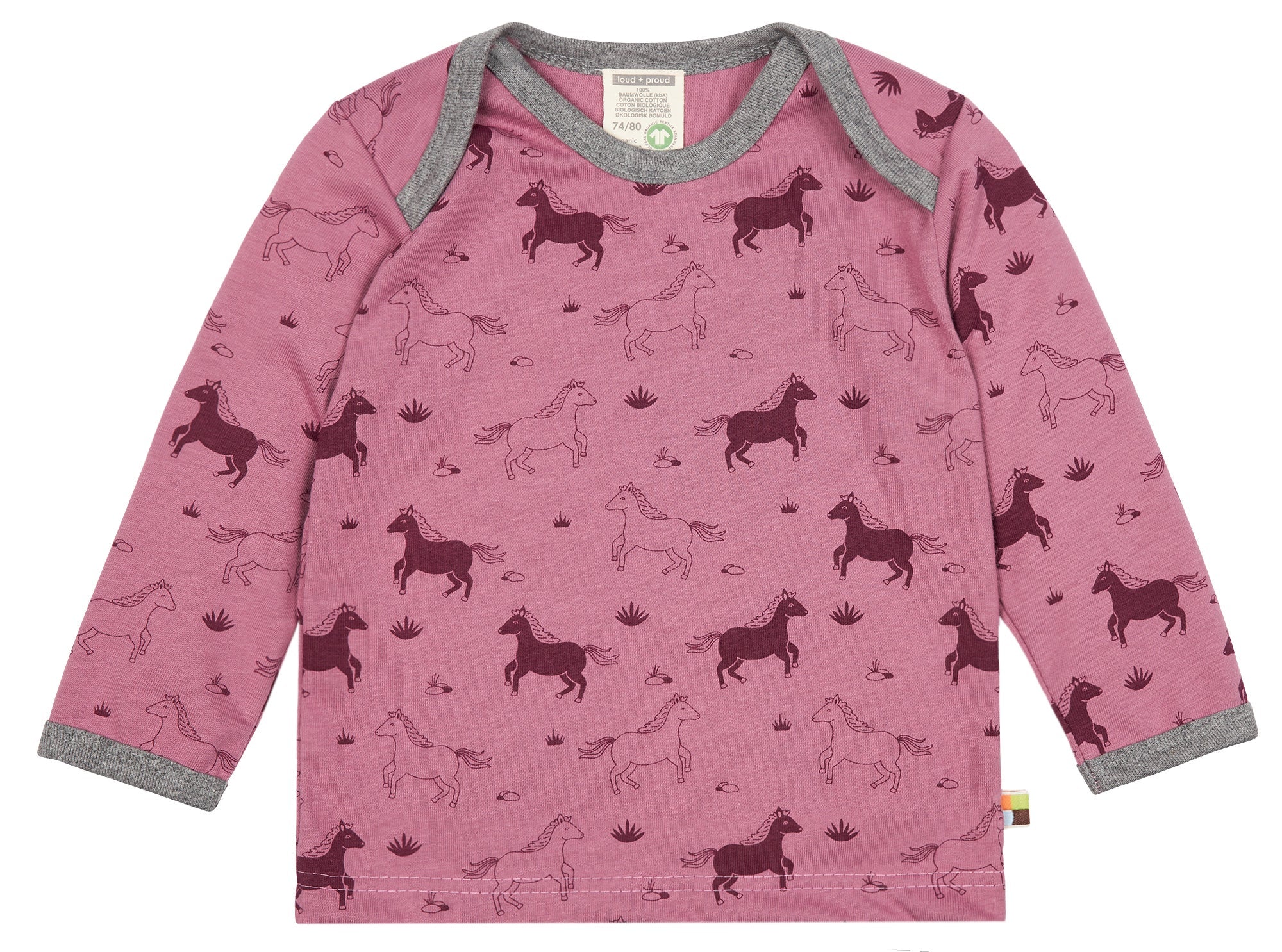 Shirt Druck - loud + proud - 1110-grp-62/68