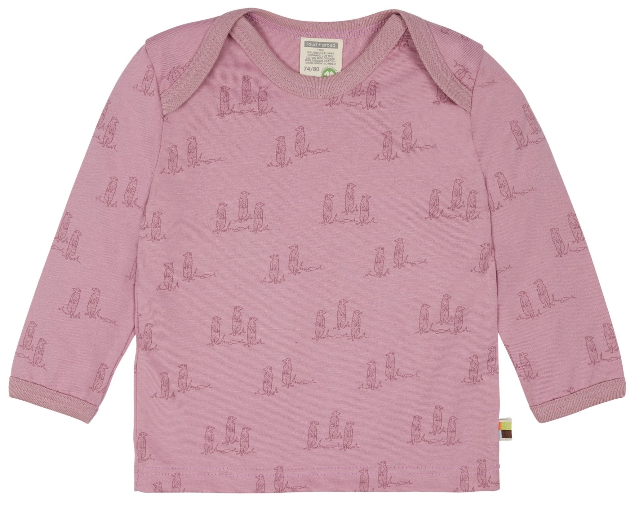 Shirt Druck - loud + proud - 1125 - ast - 62/68