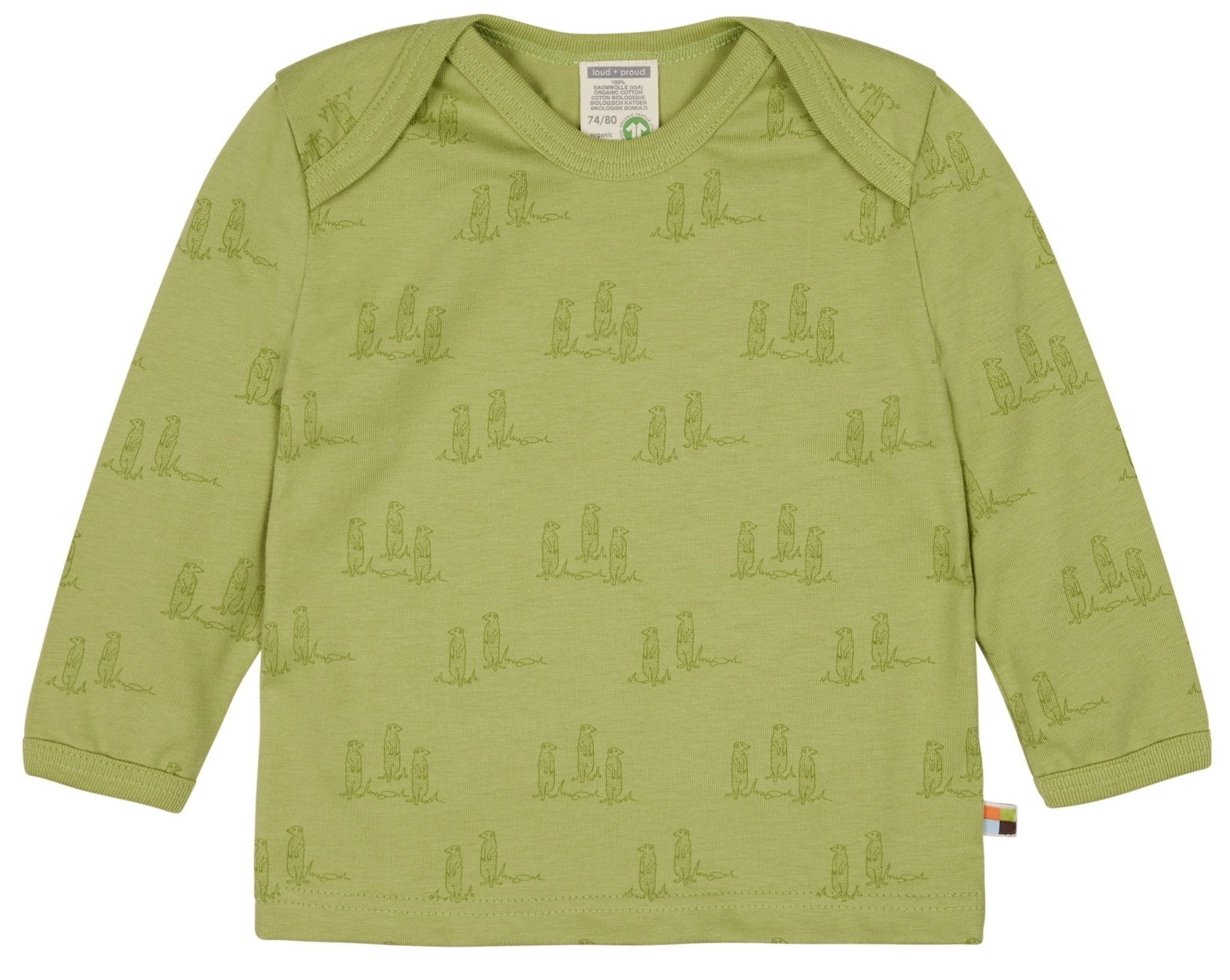 Shirt Druck - loud + proud - 1125 - avo - 62/68