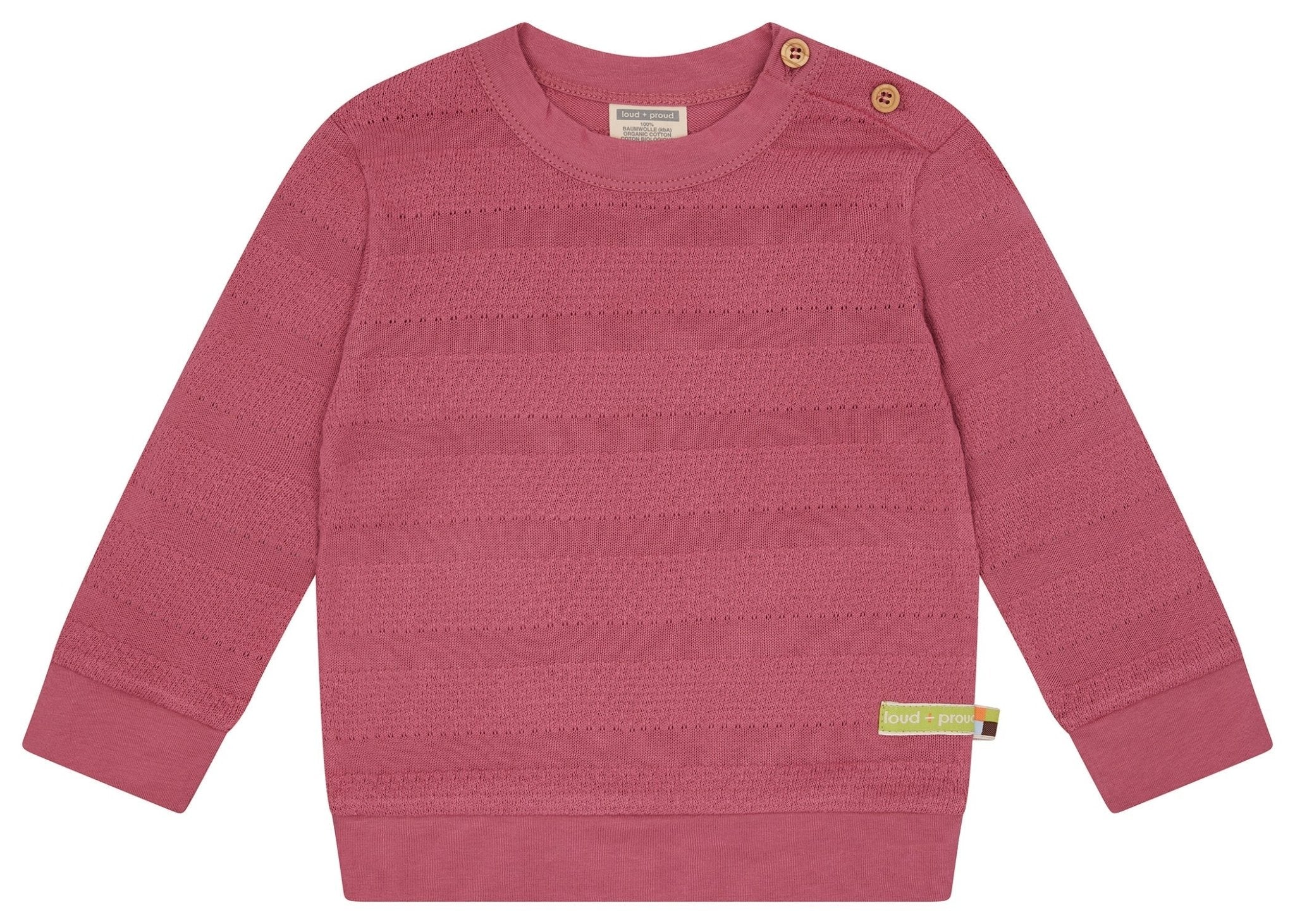 Shirt Jacquard - loud + proud - 1185 - rou - 62/68