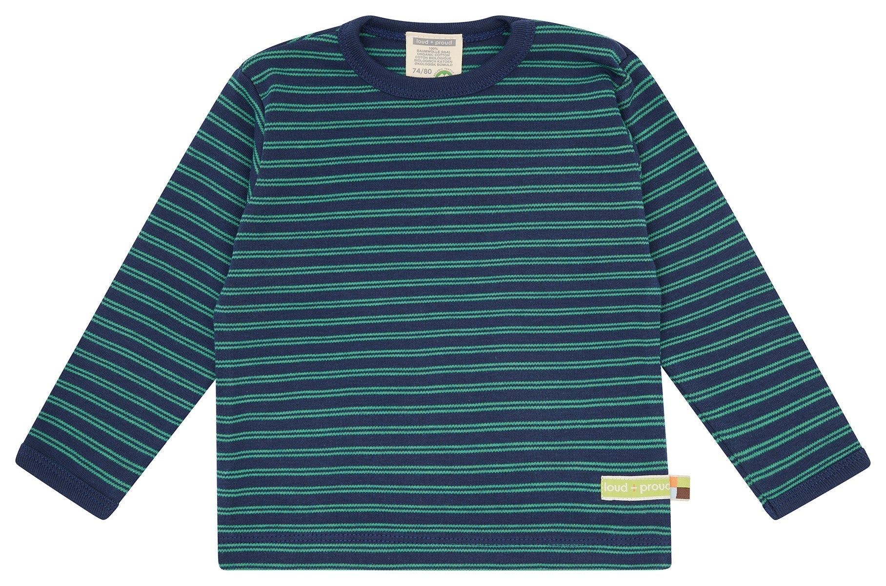 Shirt langarm gestreift - loud + proud - 1158 - ul - 62/68