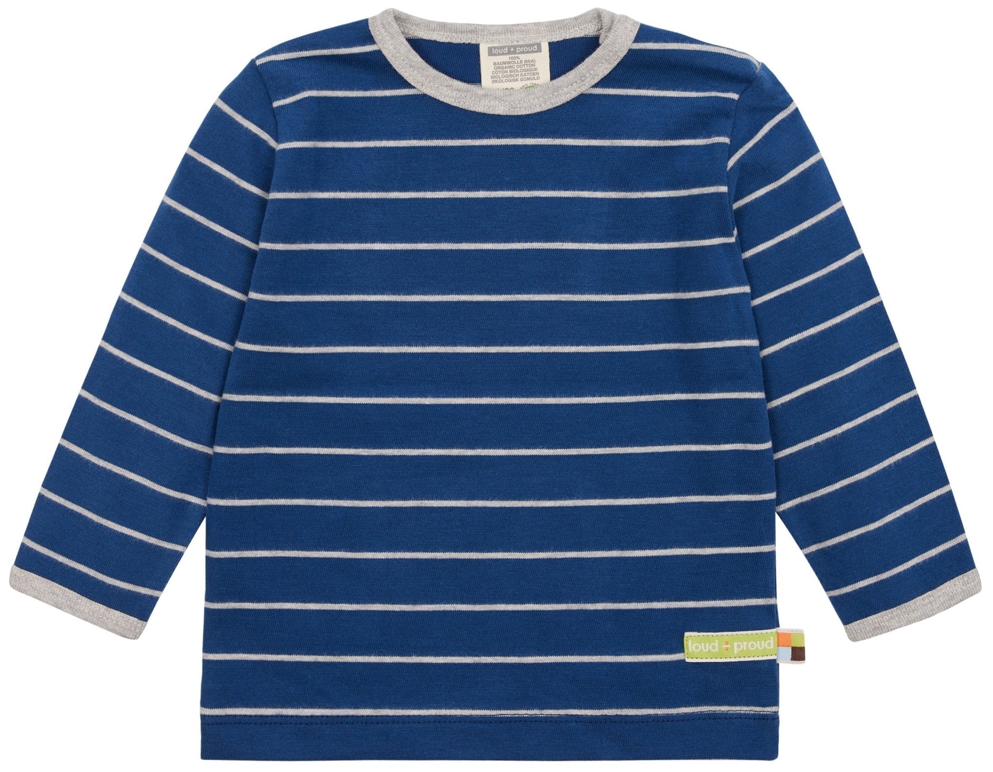 Shirt langarm gestreift - loud + proud - 1132 - ul - 62/68