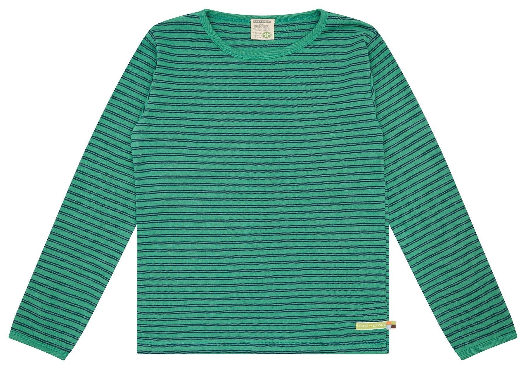 Shirt langarm gestreift - loud + proud - 1158K - pla - 134/140