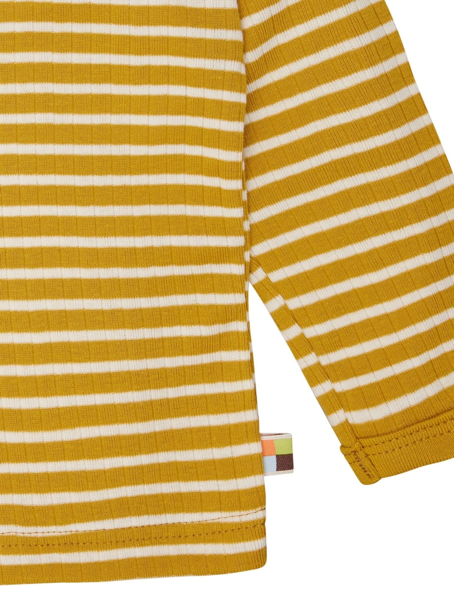 - Shirt langarm gestreift mit Rippe - loud + proud - 1162-cur-62/68