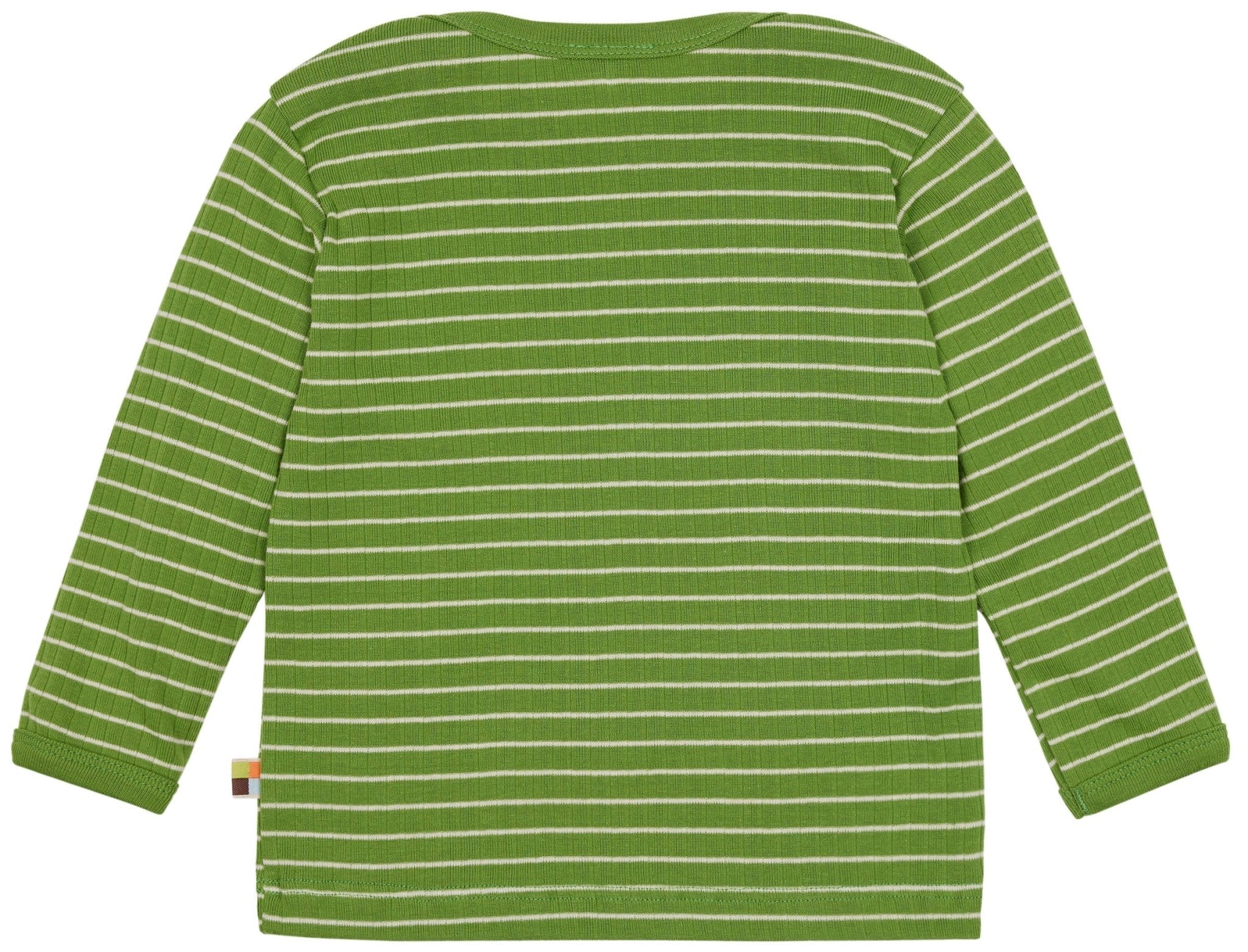 Shirt langarm gestreift mit Rippe - loud + proud - 1134 - grs - 62/68