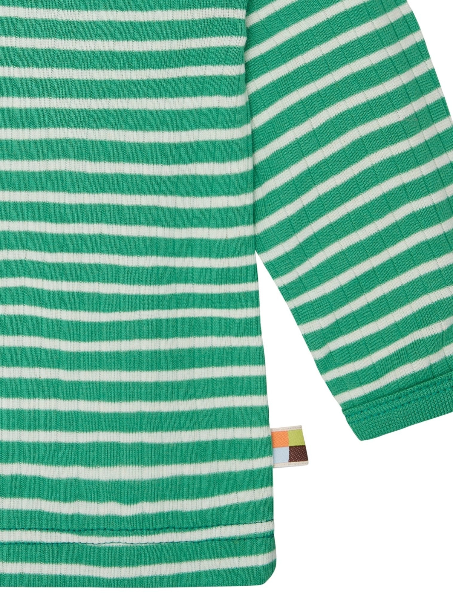 - Shirt langarm gestreift mit Rippe - loud + proud - 1162-pla-62/68