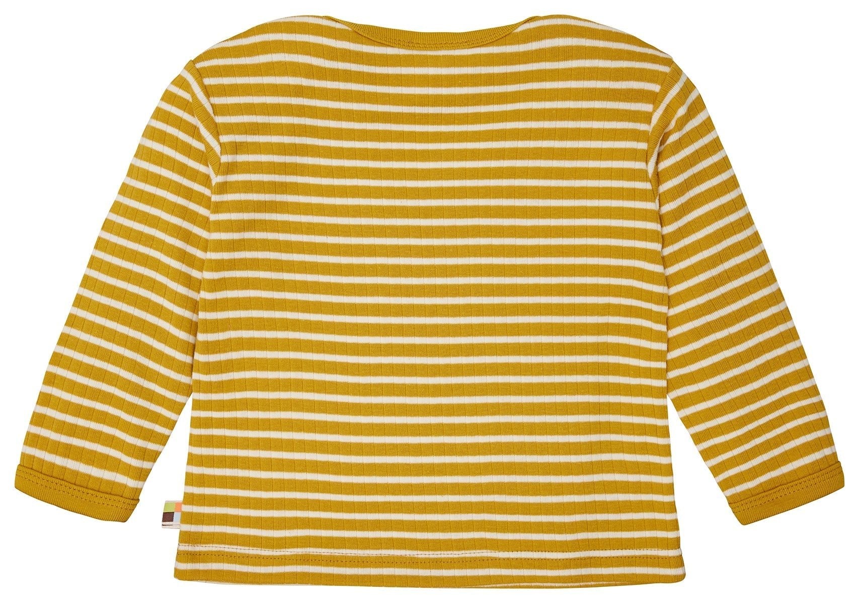 - Shirt langarm gestreift mit Rippe - loud + proud - 1162-cur-62/68