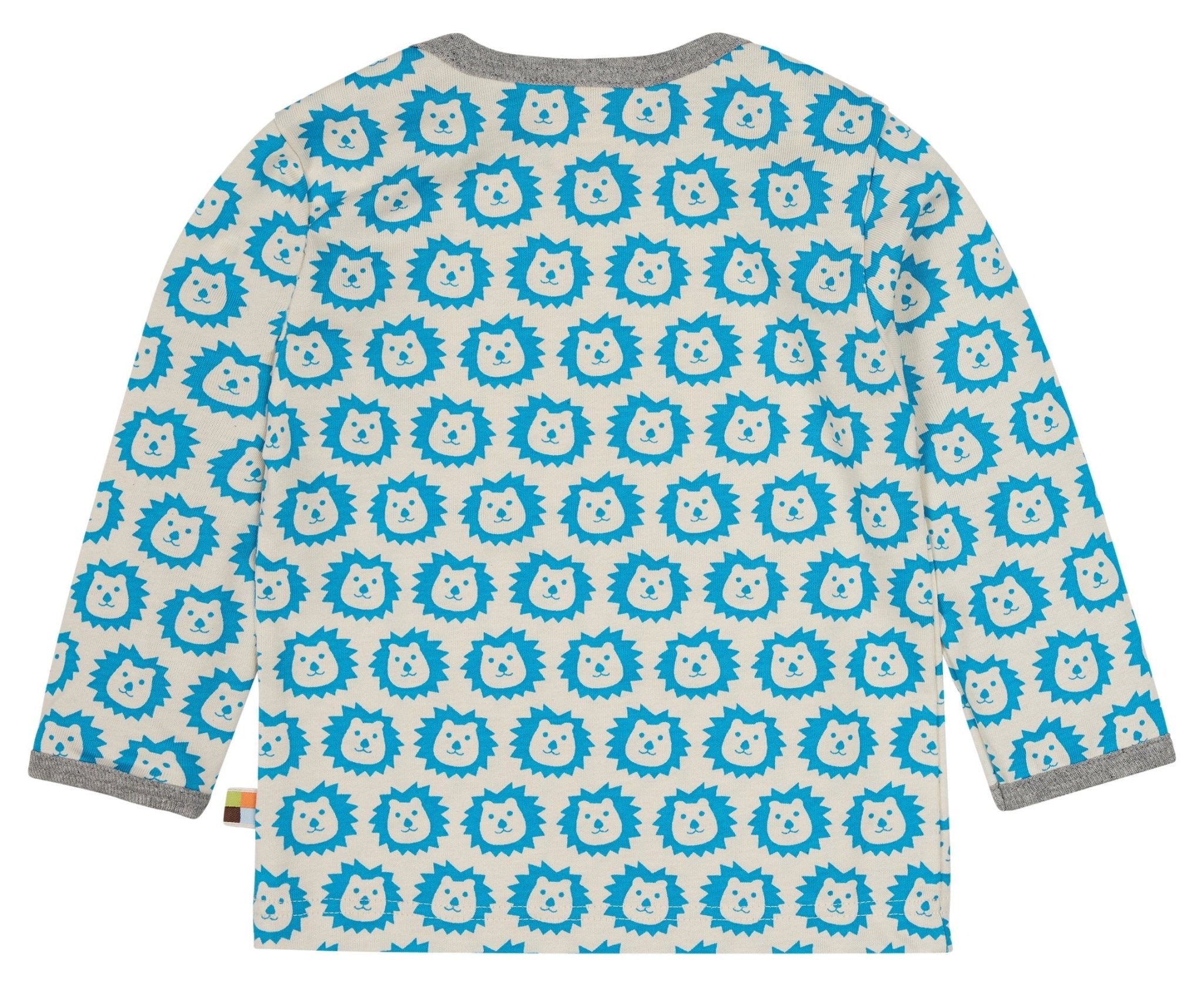 Shirt langarm mit Druck - loud + proud - 1112 - aq - 62/68