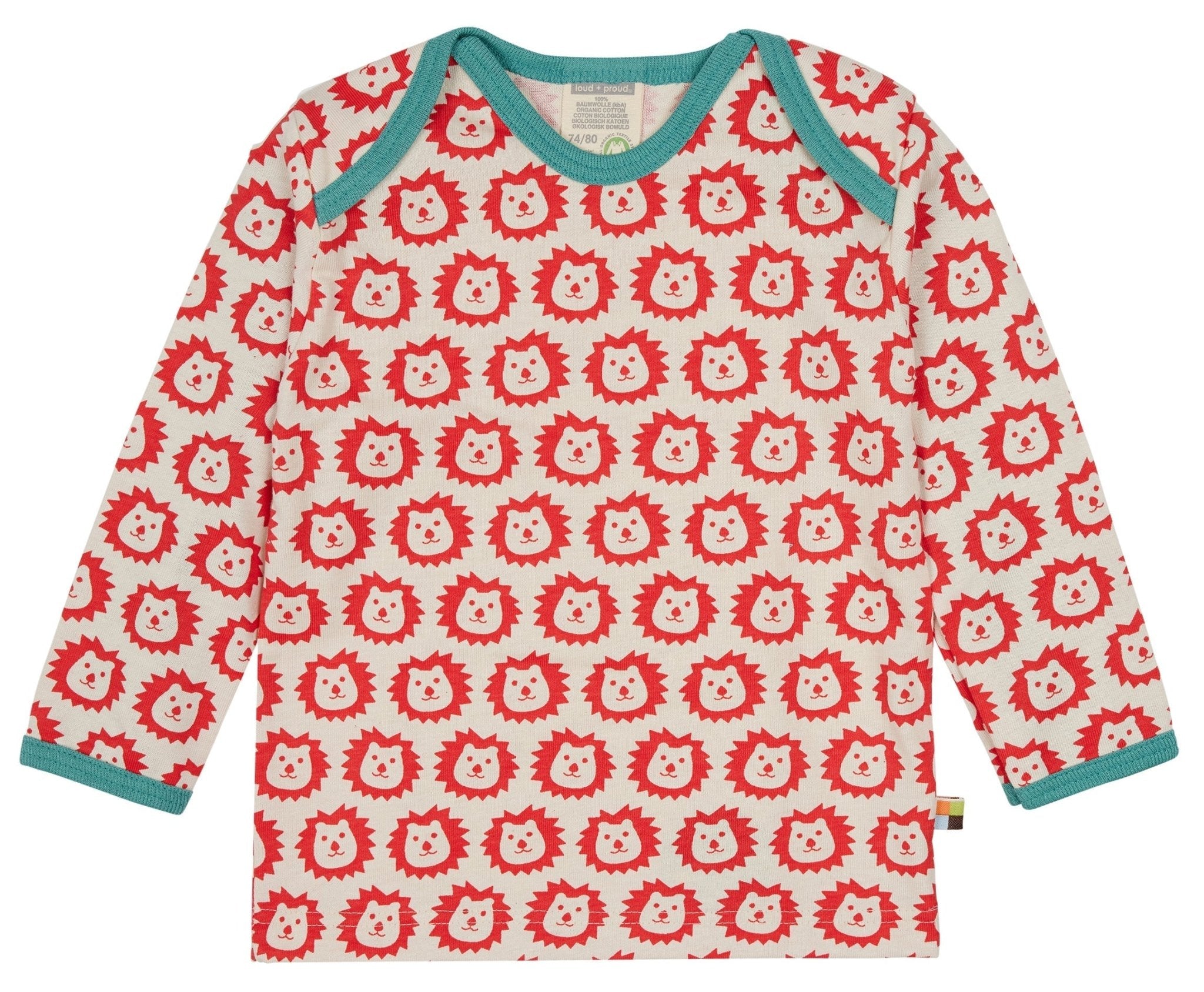 Shirt langarm mit Druck - loud + proud - 1112 - su - 62/68