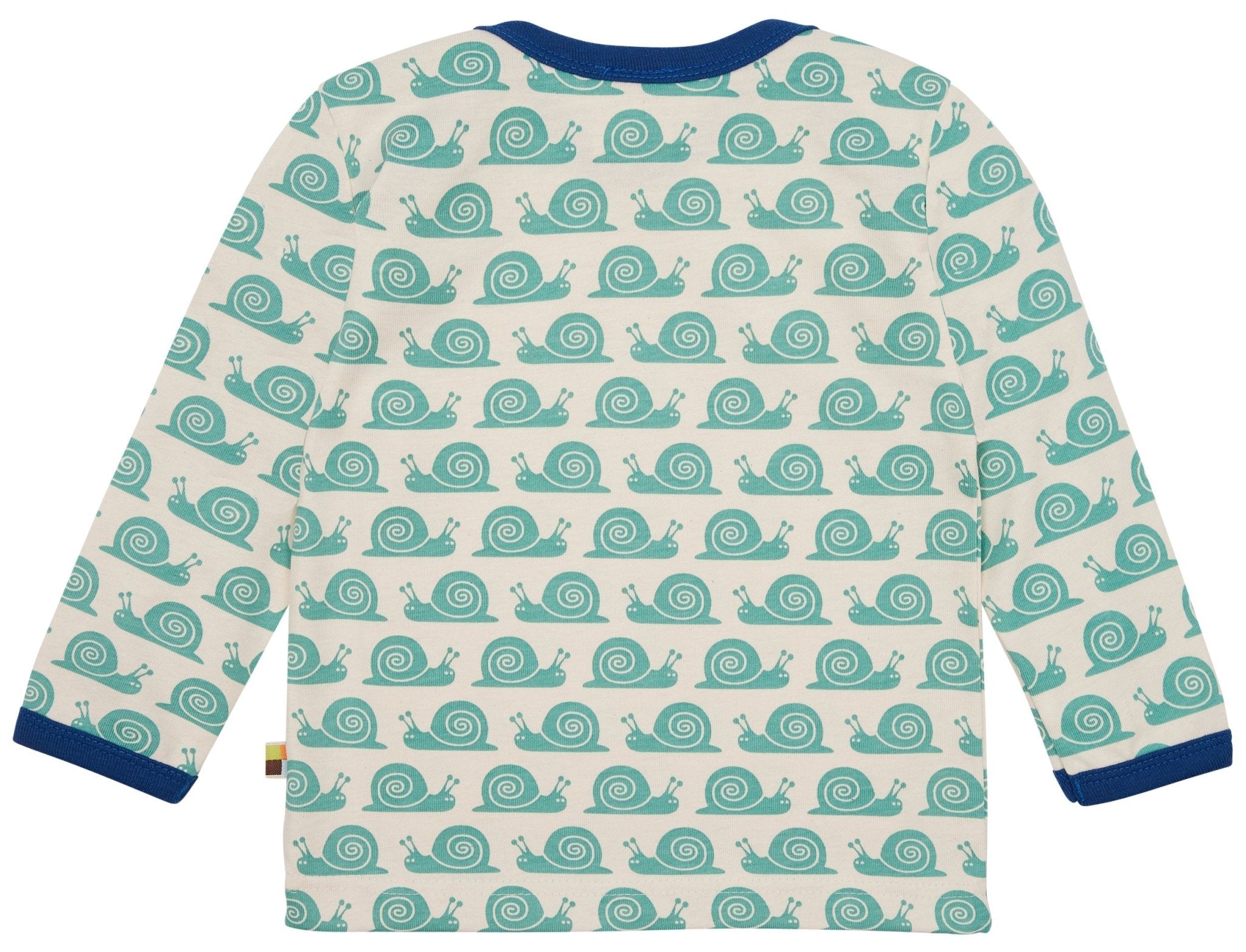 Shirt Langarm mit Druck Schnecken - loud + proud - 2093 - ore - 62/68