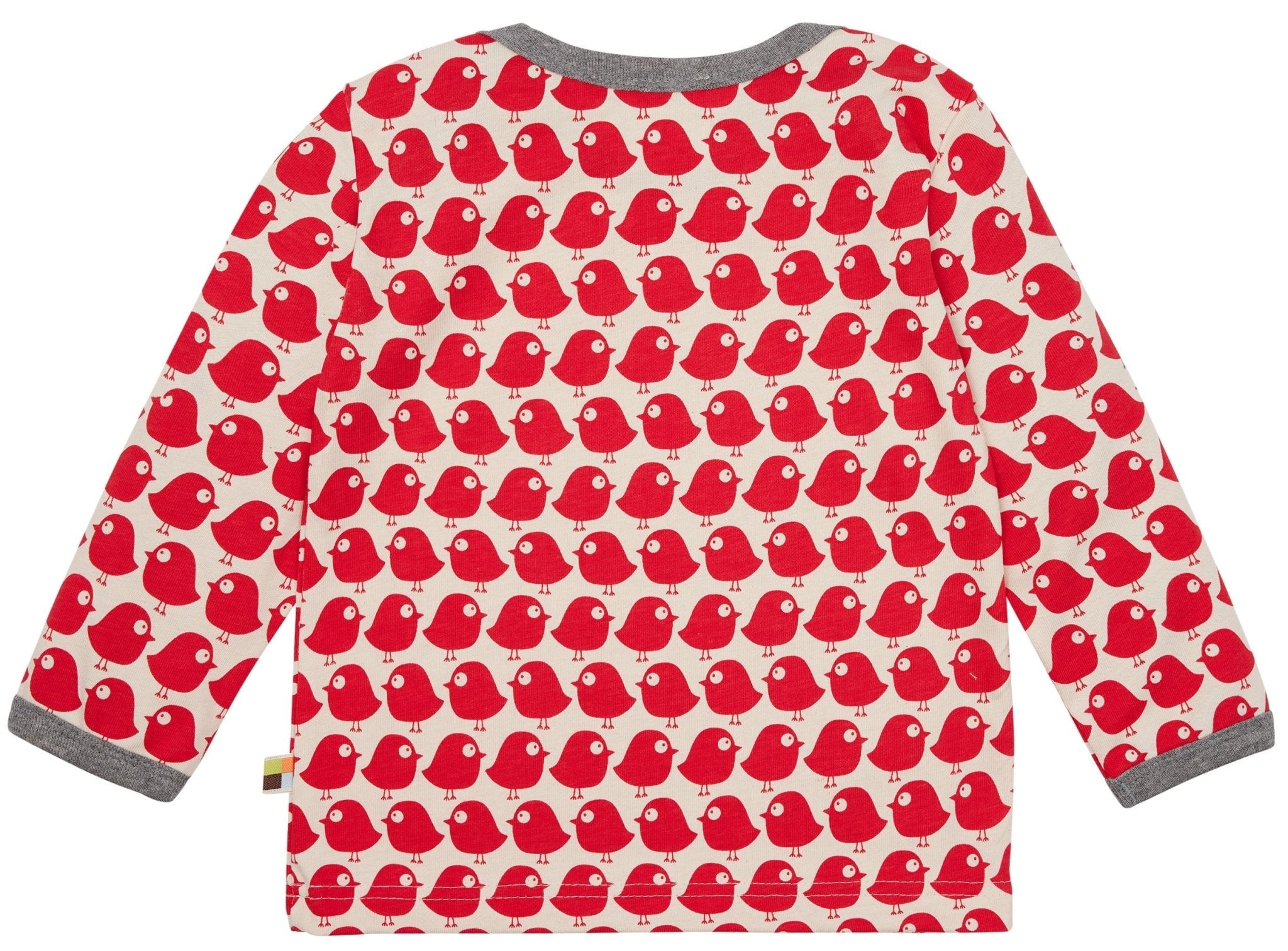 Shirt Langarm mit Druck Vögel - loud + proud - 2081 - to - 62/68