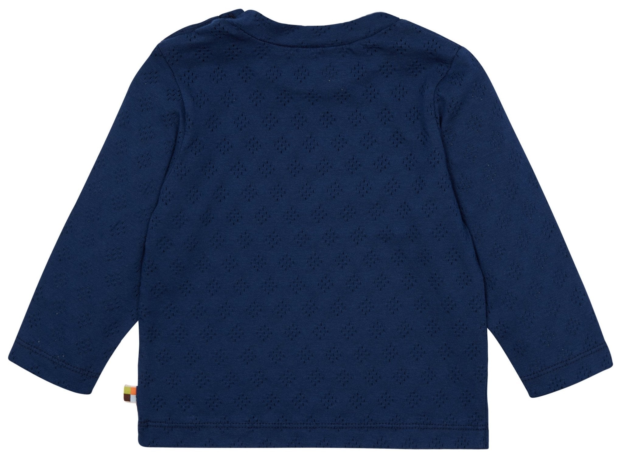 Shirt langarm mit Lochmuster - loud + proud - 1136 - ul - 62/68