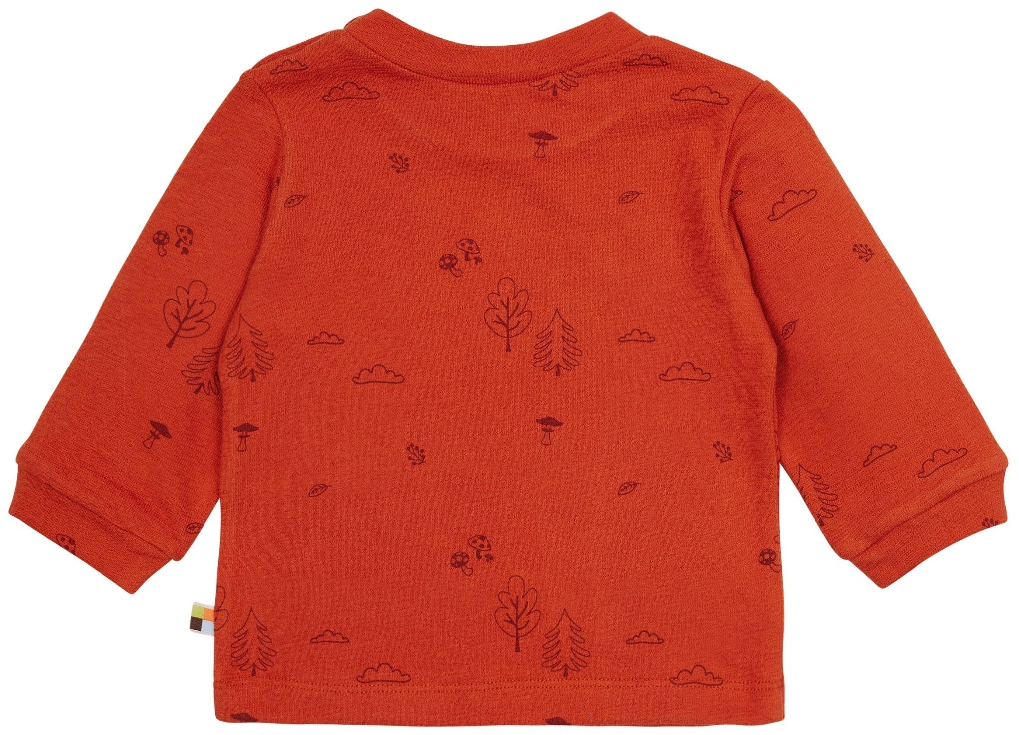 Shirt langarm Strukturstrick mit Druck - loud + proud - 1135 - ter - 62/68