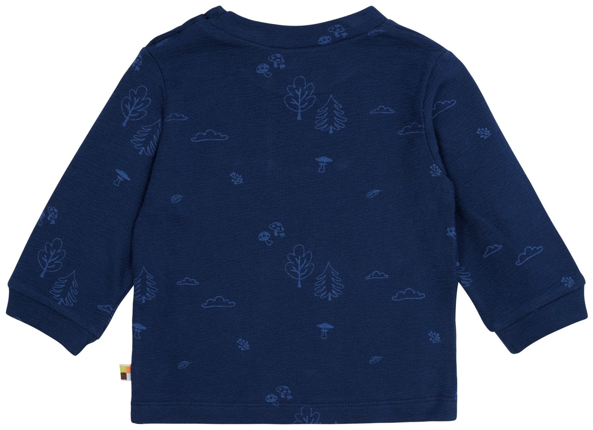 Shirt langarm Strukturstrick mit Druck - loud + proud - 1135 - ul - 62/68