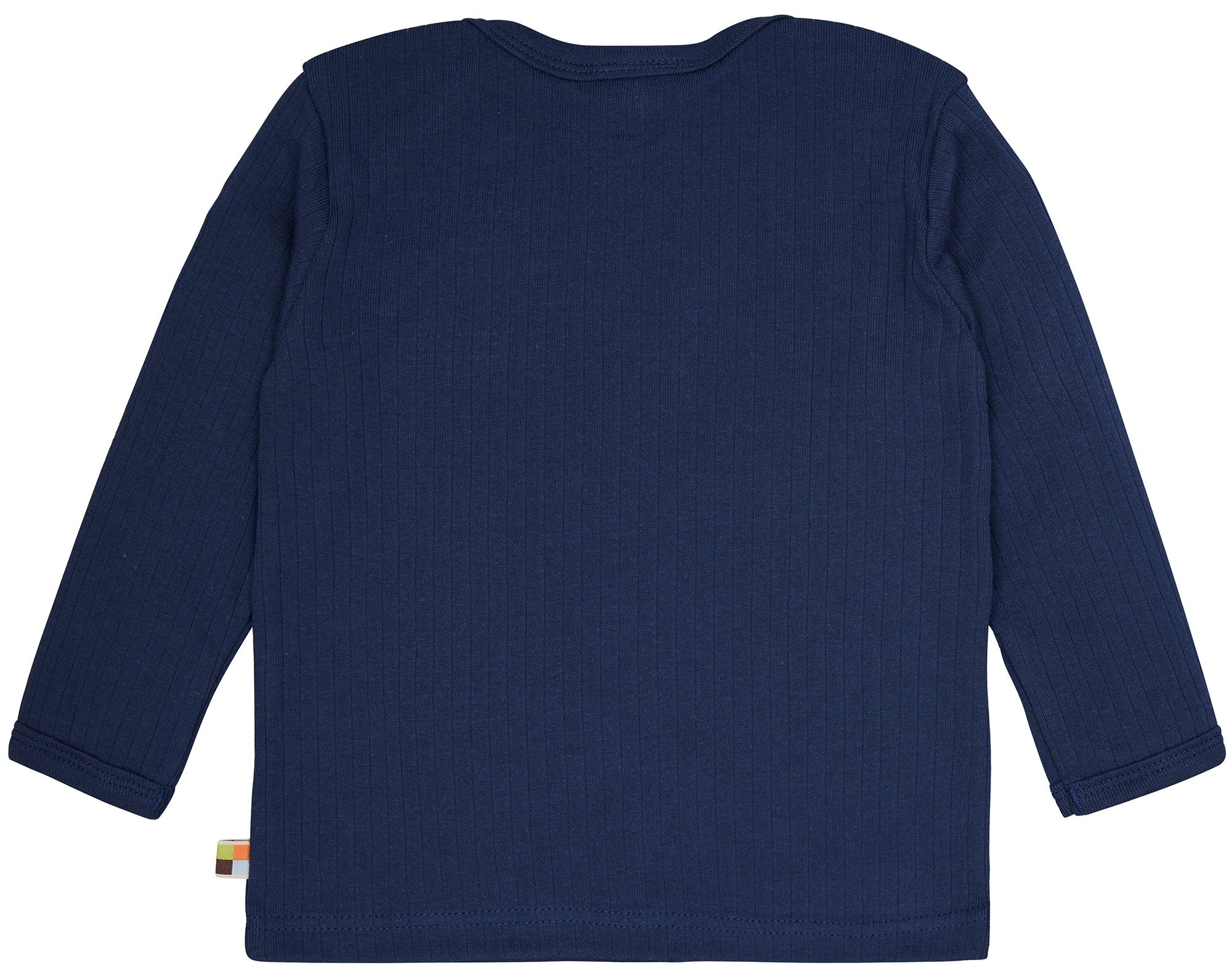 Shirt langarm Uni mit Rippe - loud + proud - 1133 - ul - 50/56