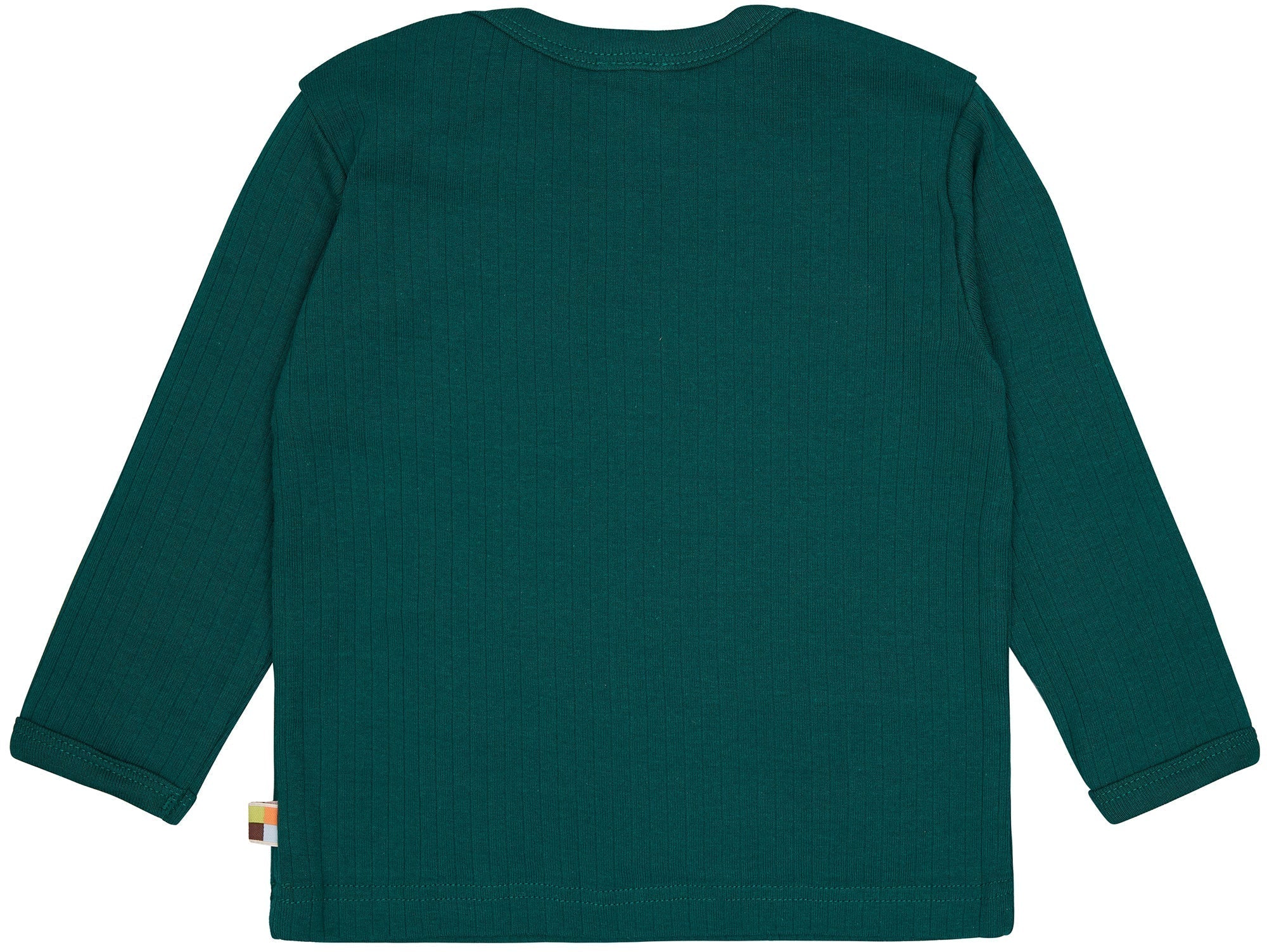 Shirt langarm Uni mit Rippe - loud + proud - 1133 - bot - 50/56