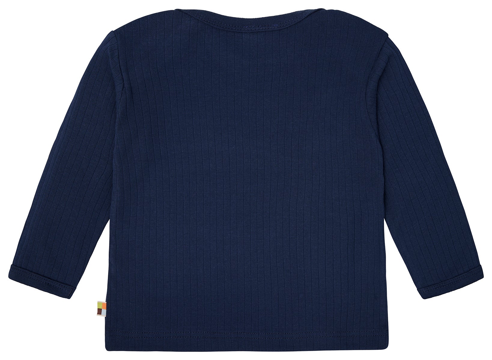 Shirt langarm Uni mit Rippe - loud + proud - 1163 - ul - 62/68