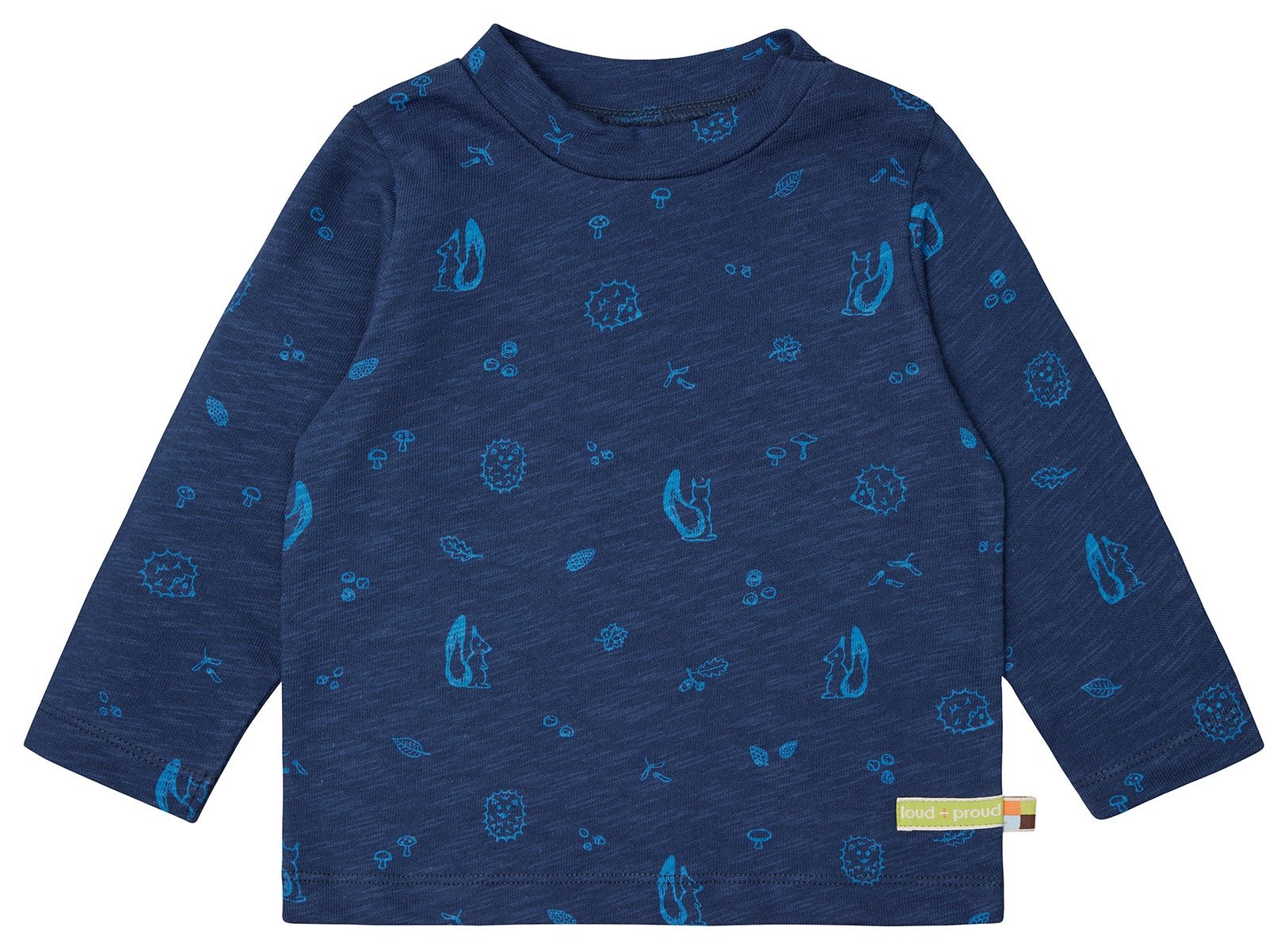 Shirt Slub Jersey mit Druck - loud + proud - 1159 - ul - 62/68