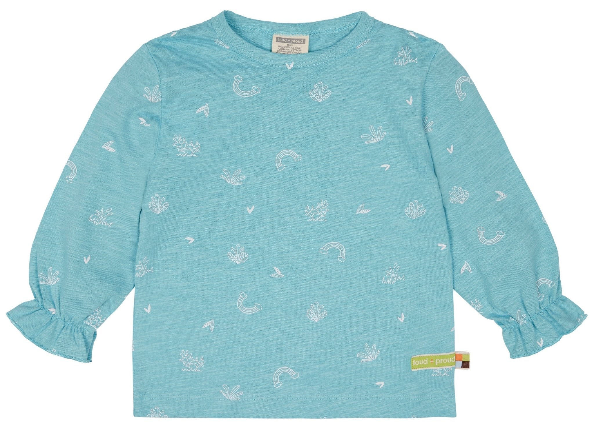 Shirt Slub Jersey mit Druck - loud + proud - 1123 - cya - 62/68