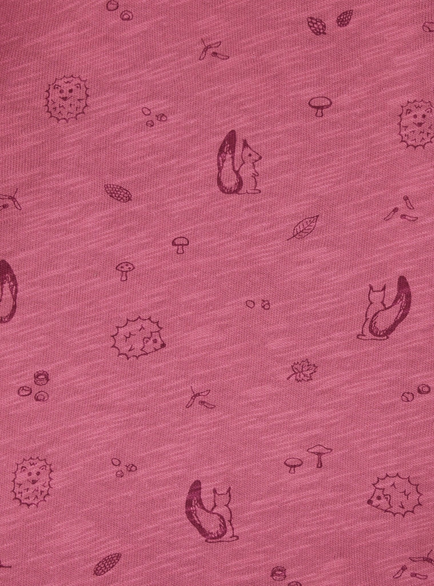 Shirt Slub Jersey mit Druck - loud + proud - 1159 - rou - 62/68