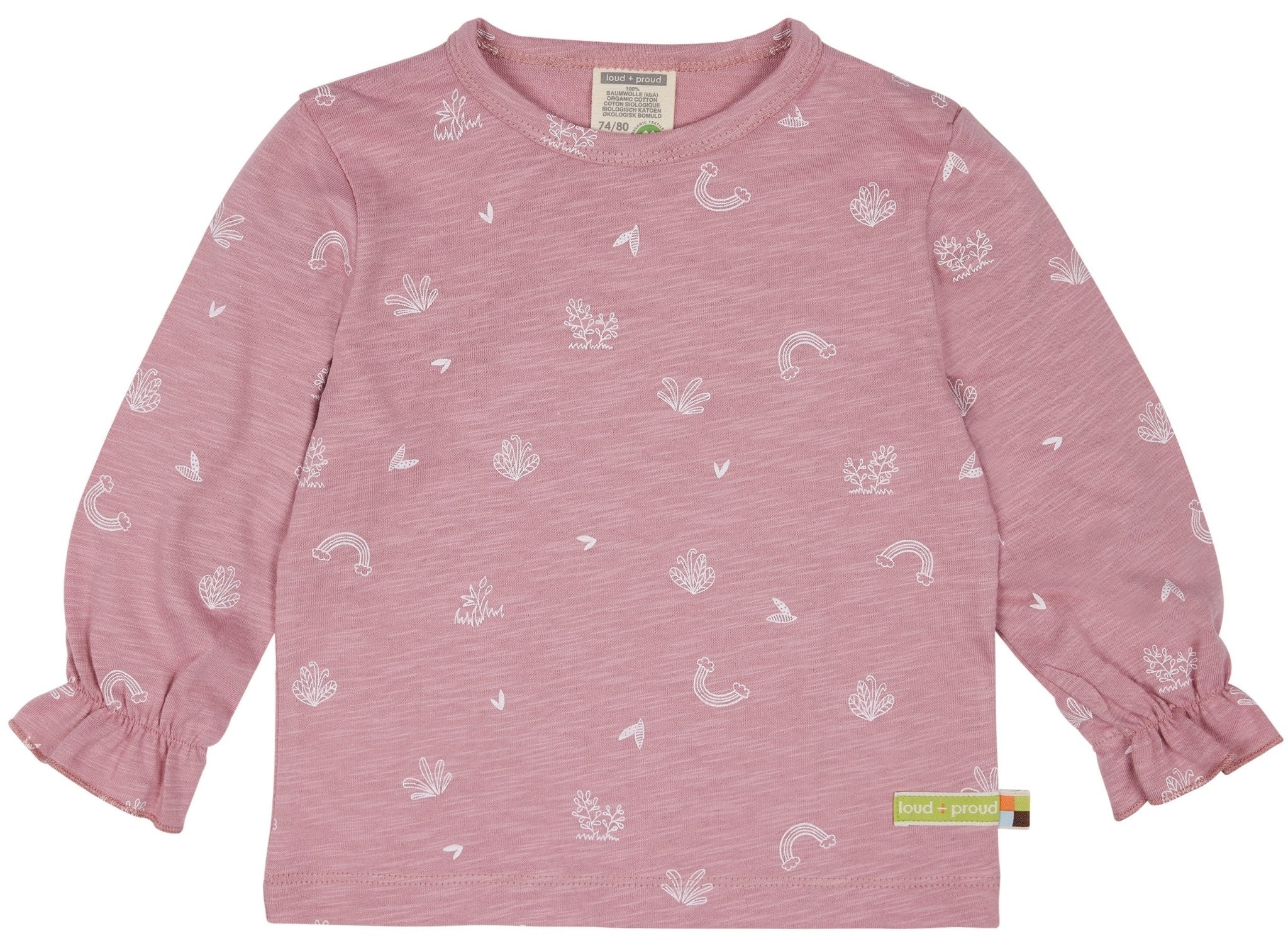 Shirt Slub Jersey mit Druck - loud + proud - 1123 - ast - 62/68